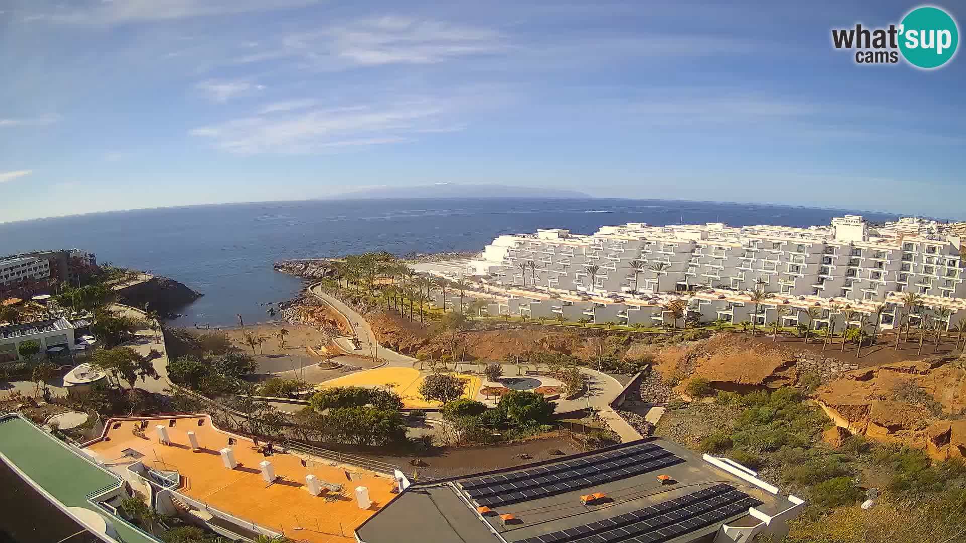 Live-Webcam Las Galgas Strand – Playa Paraiso – Insel La Gomera – Costa Adeje – Teneriffa