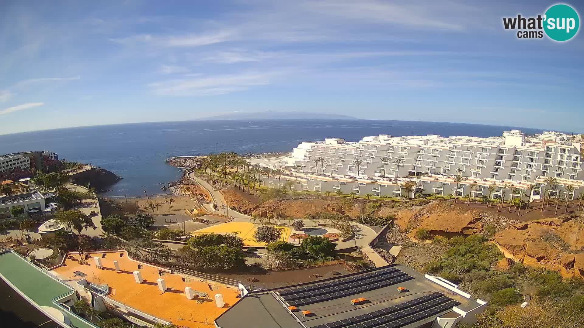Webcam en direct Playa de Las Galgas – Playa Paraiso – île de La Gomera – Costa Adeje – Tenerife
