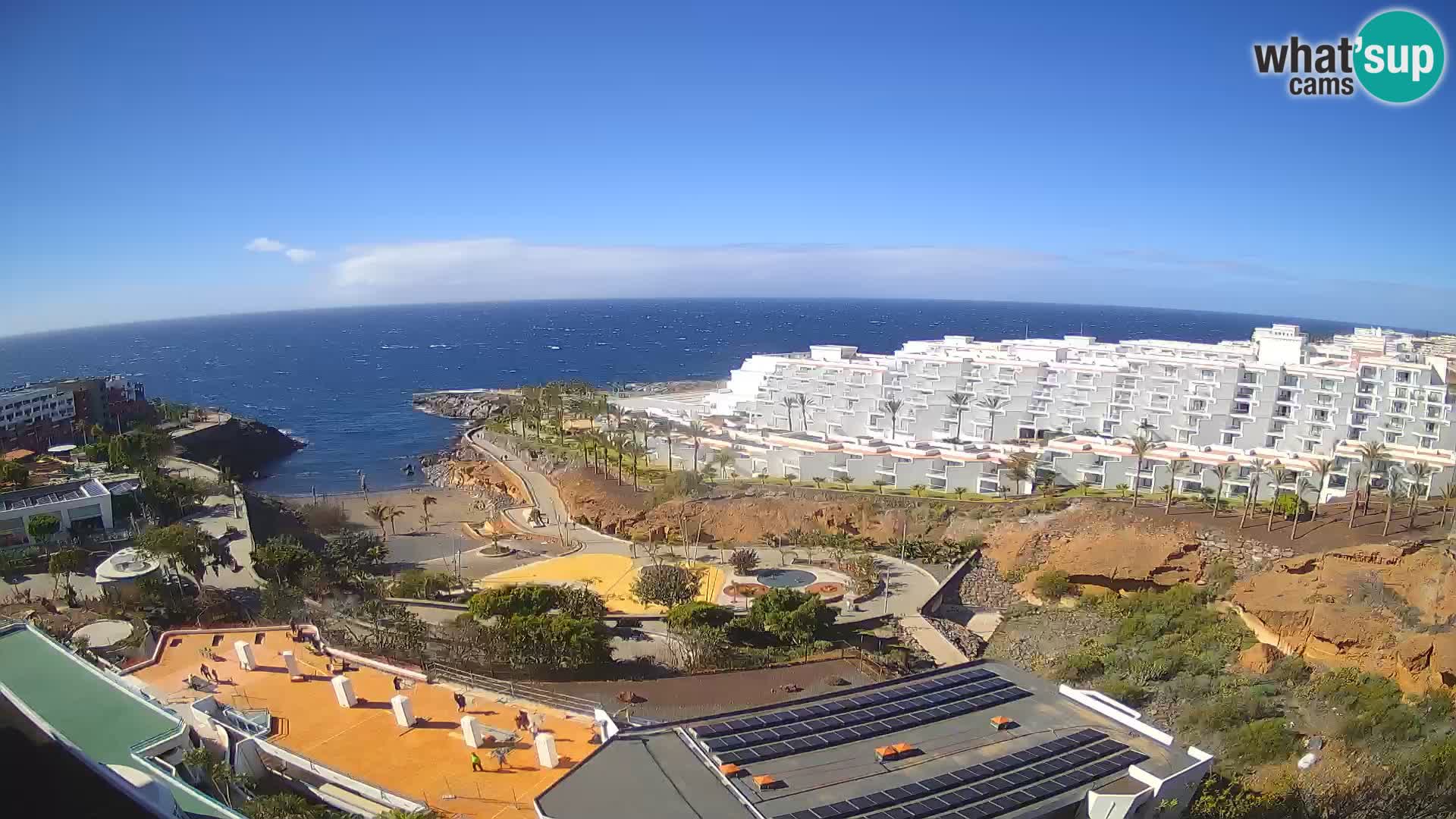 Webcam en direct Playa de Las Galgas – Playa Paraiso – île de La Gomera – Costa Adeje – Tenerife