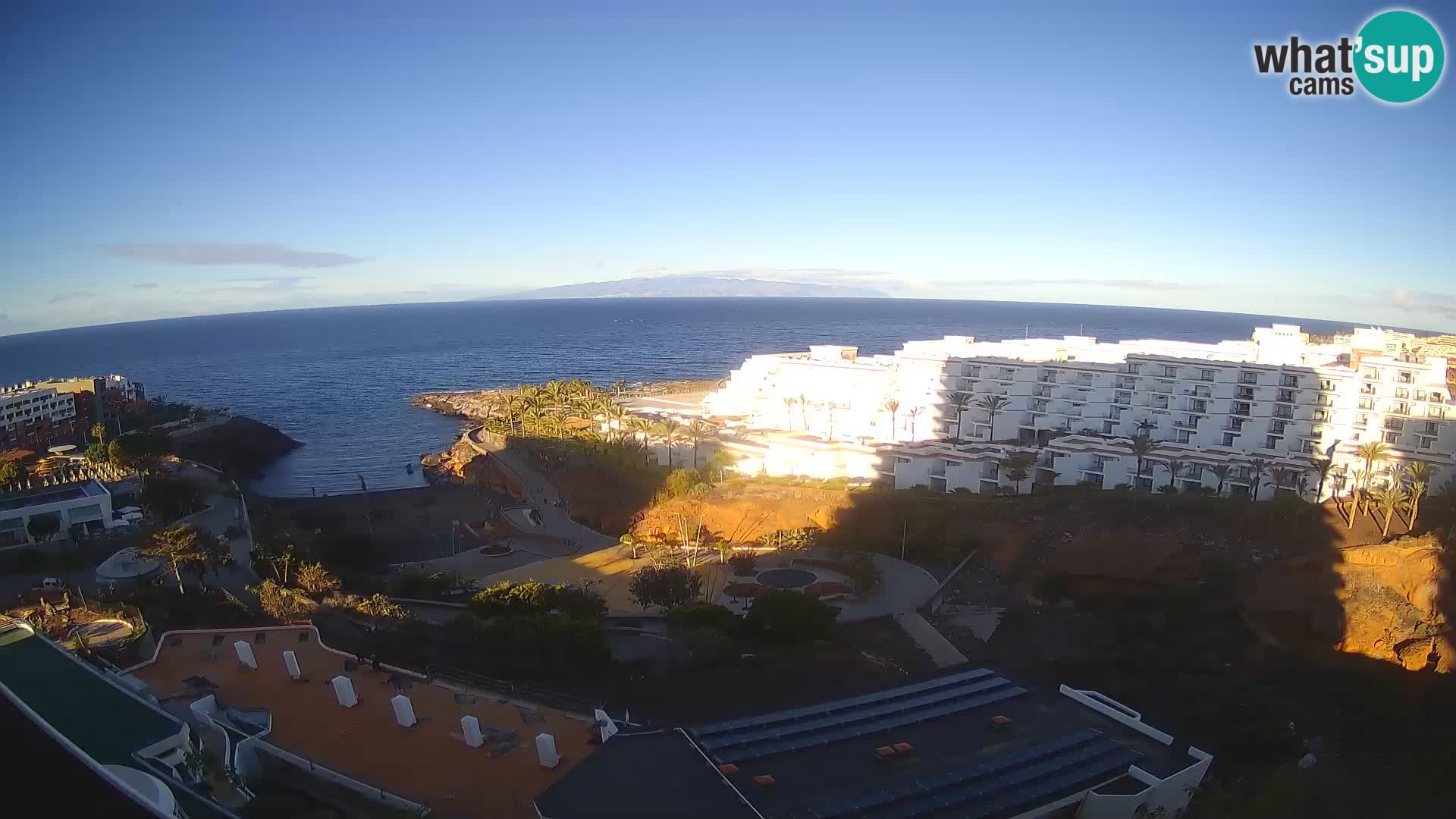 Webcam live spiaggia Las Galgas – Playa Paraiso – Isola La Gomera – Costa Adeje – Tenerife