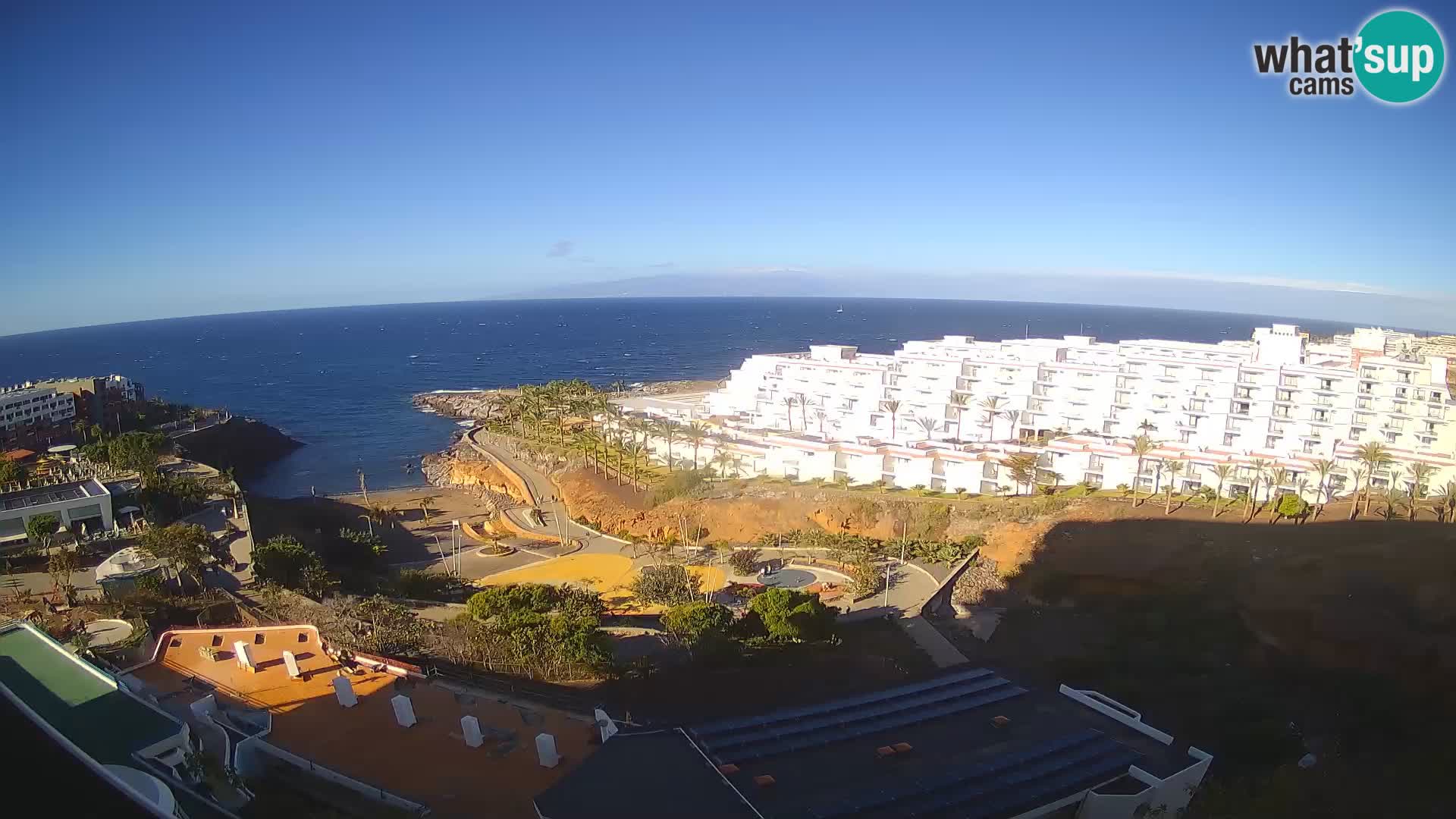 Webcam en direct Playa de Las Galgas – Playa Paraiso – île de La Gomera – Costa Adeje – Tenerife