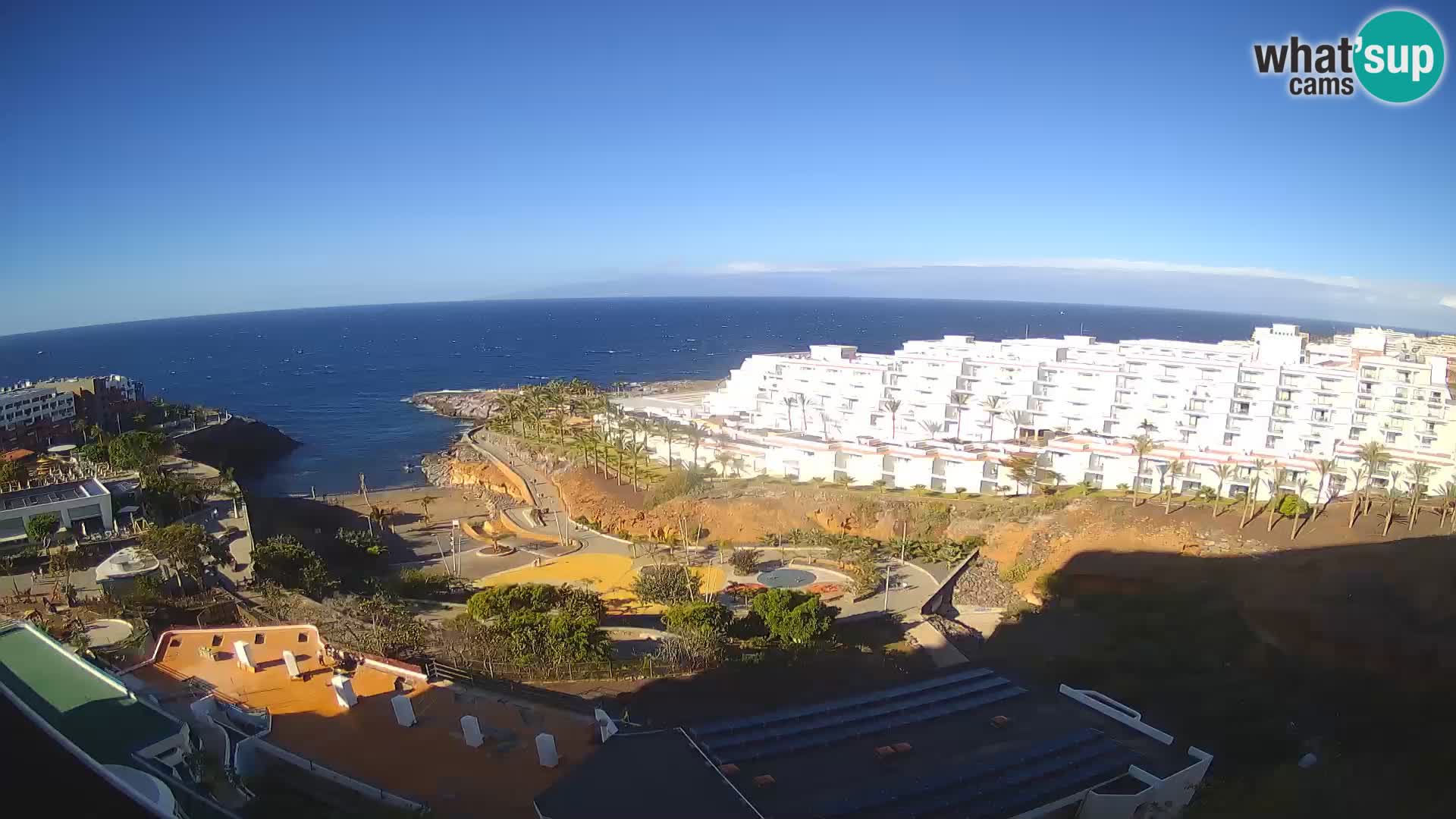 Live-Webcam Las Galgas Strand – Playa Paraiso – Insel La Gomera – Costa Adeje – Teneriffa