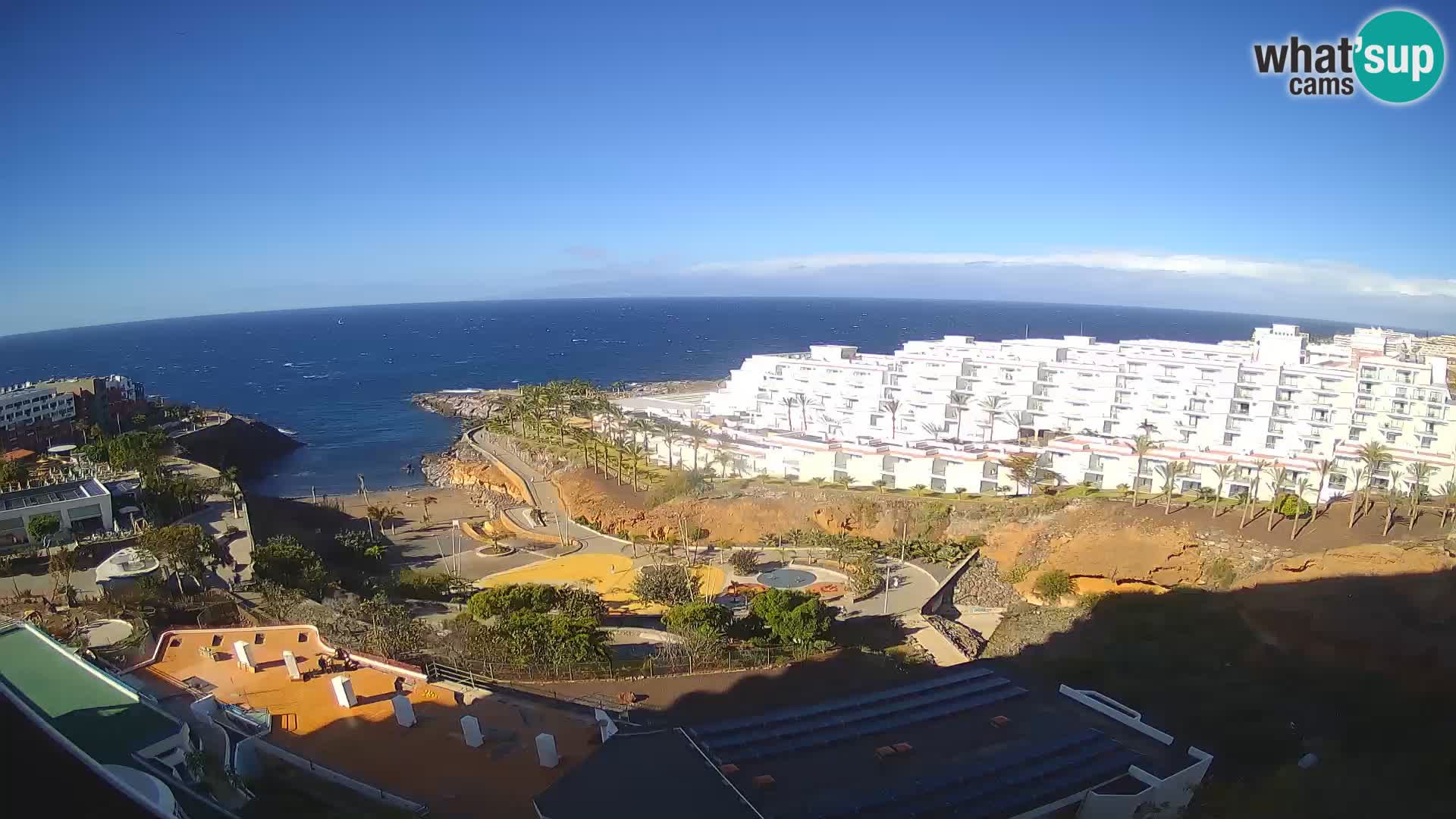 Webcam en vivo Playa de Las Galgas – Playa Paraíso – Isla de La Gomera – Costa Adeje – Tenerife