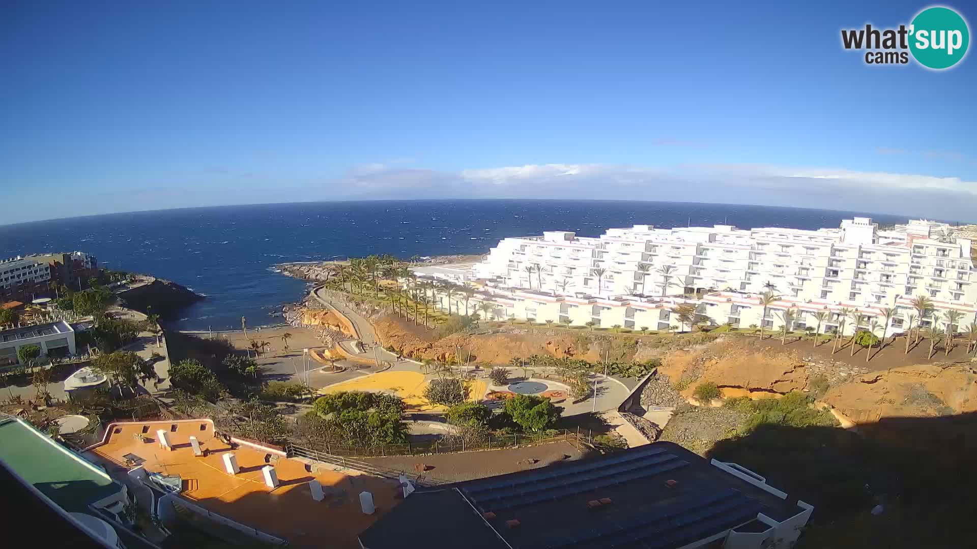 Live-Webcam Las Galgas Strand – Playa Paraiso – Insel La Gomera – Costa Adeje – Teneriffa