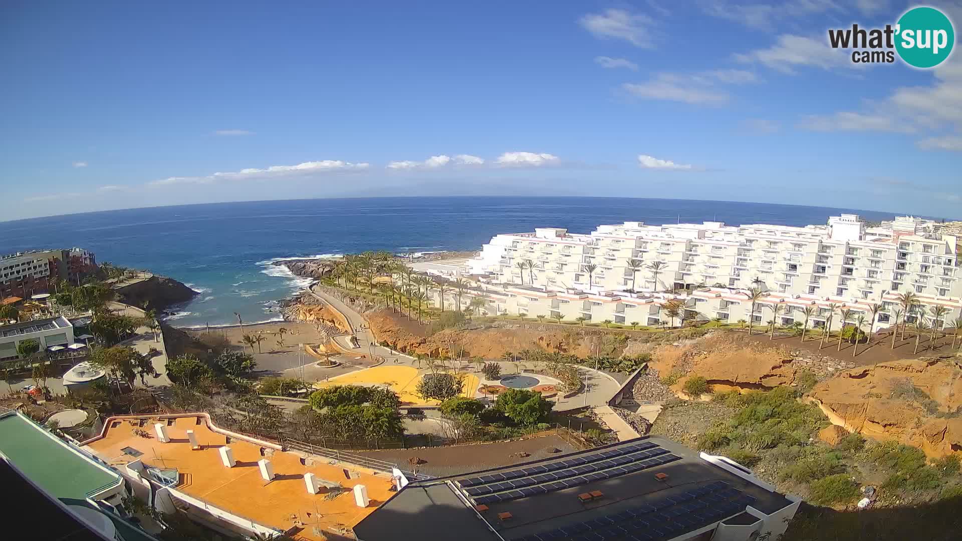 Webcam live spiaggia Las Galgas – Playa Paraiso – Isola La Gomera – Costa Adeje – Tenerife