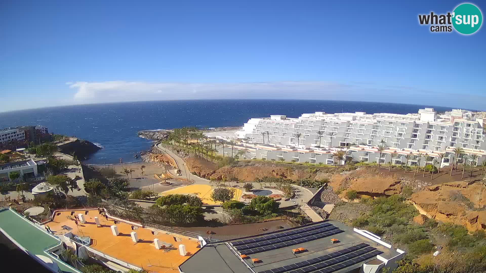 Web kamera uživo Playa de Las Galgas – Playa Paraiso – otok La Gomera – Costa Adeje – Tenerife