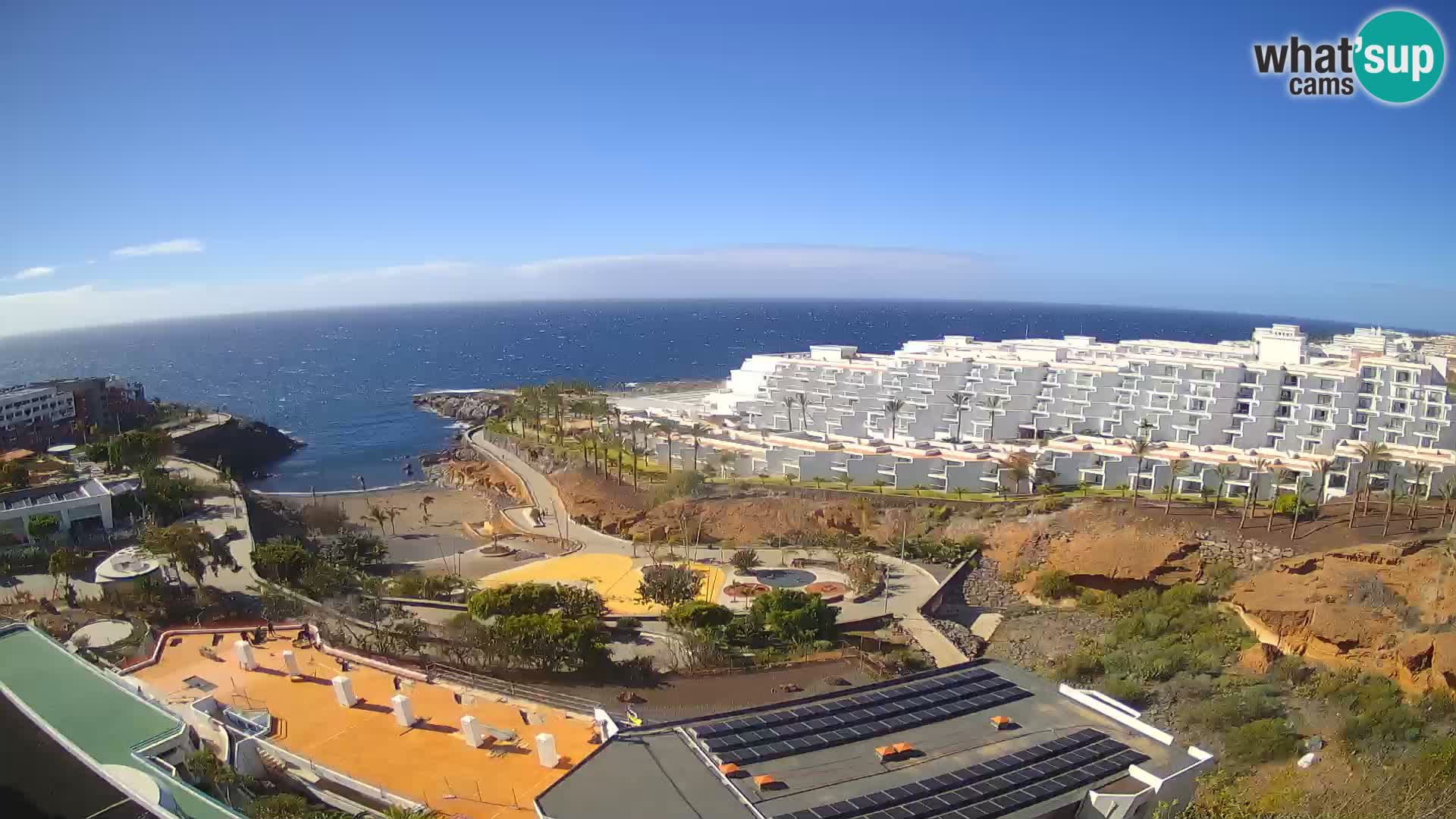 Webcam en vivo Playa de Las Galgas – Playa Paraíso – Isla de La Gomera – Costa Adeje – Tenerife
