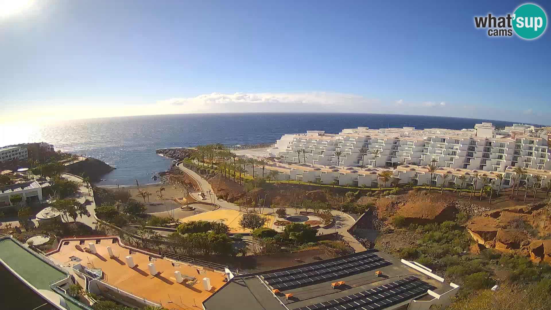 Webcam live spiaggia Las Galgas – Playa Paraiso – Isola La Gomera – Costa Adeje – Tenerife