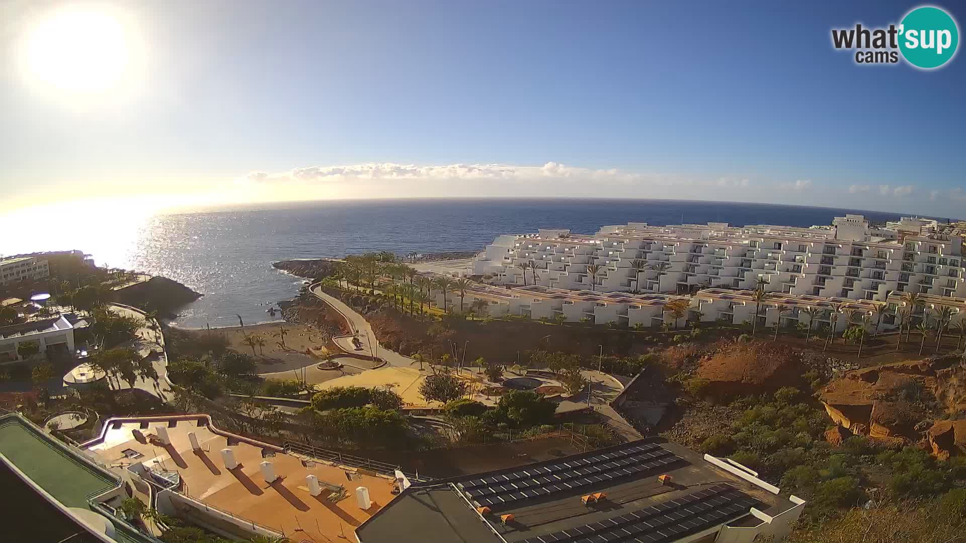 Webcam live spiaggia Las Galgas – Playa Paraiso – Isola La Gomera – Costa Adeje – Tenerife