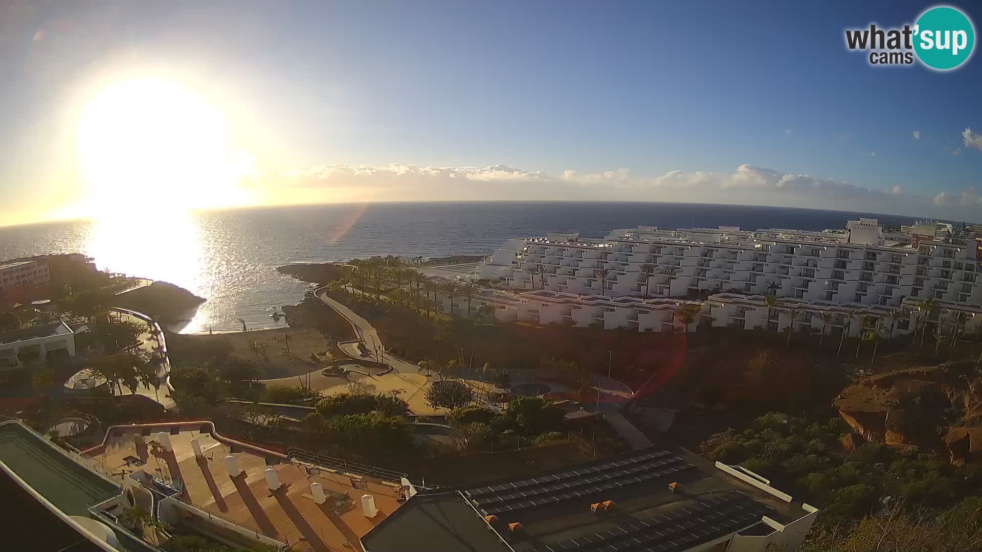 Spletna kamera v živo Las Galgas plaža – Playa Paraiso – otok La Gomera – Costa Adeje – Tenerife