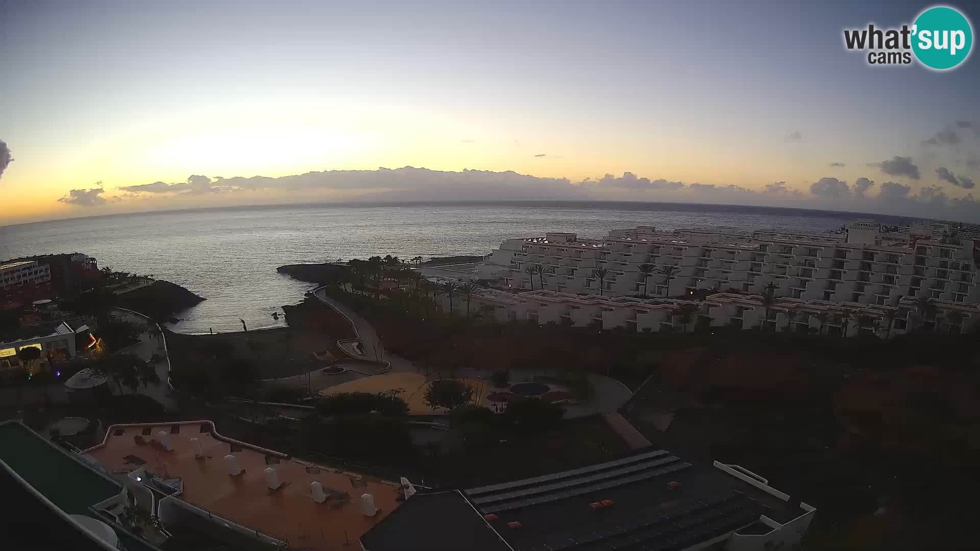 Spletna kamera v živo Las Galgas plaža – Playa Paraiso – otok La Gomera – Costa Adeje – Tenerife