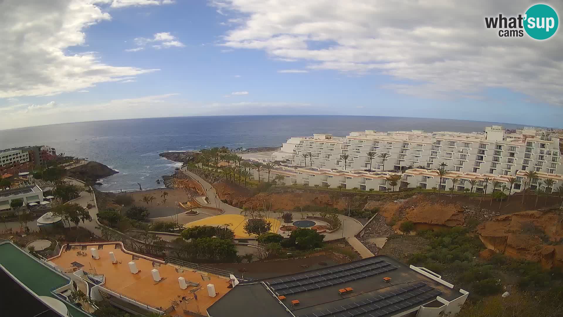 Live-Webcam Las Galgas Strand – Playa Paraiso – Insel La Gomera – Costa Adeje – Teneriffa
