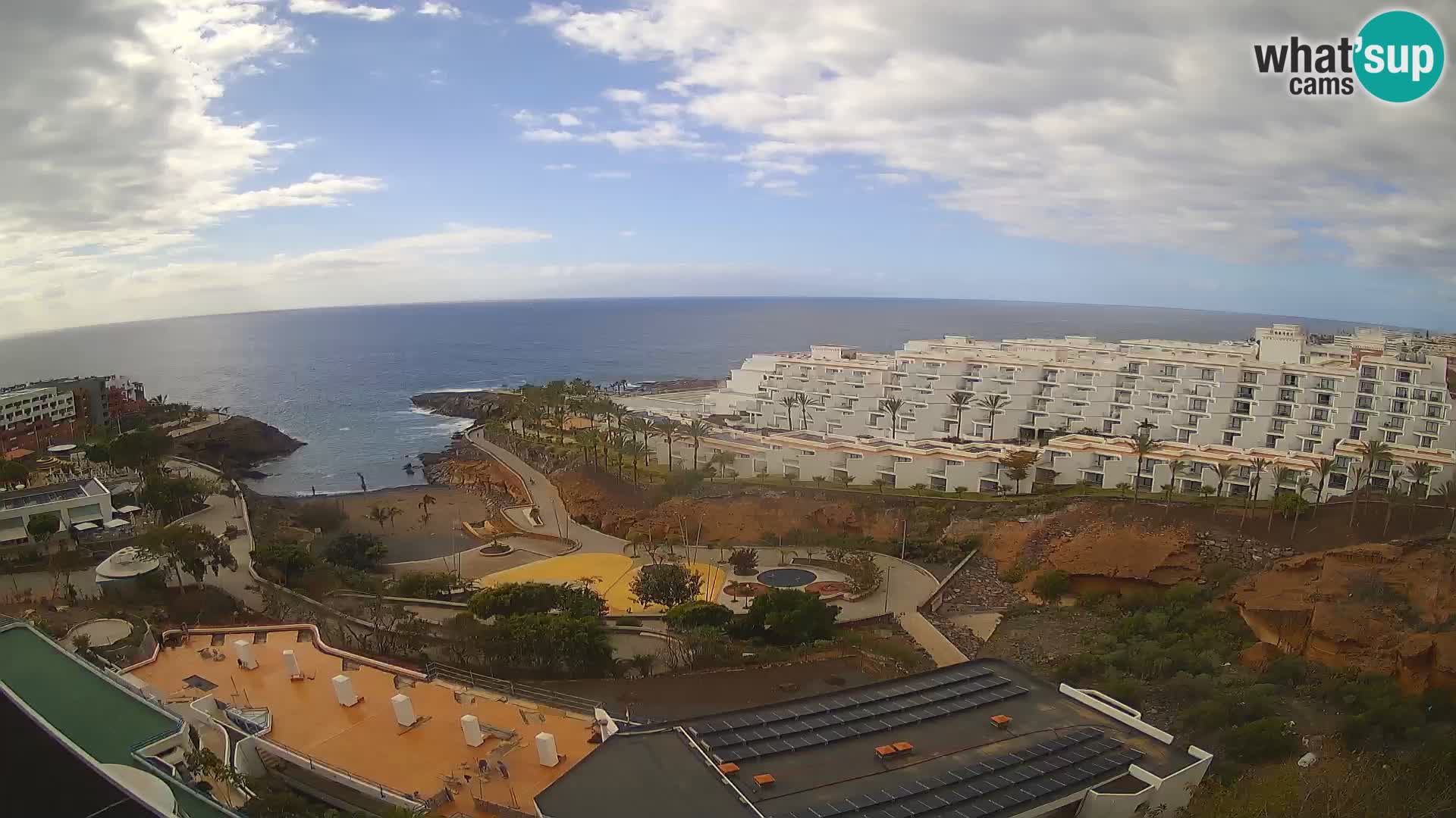 Web kamera uživo Playa de Las Galgas – Playa Paraiso – otok La Gomera – Costa Adeje – Tenerife