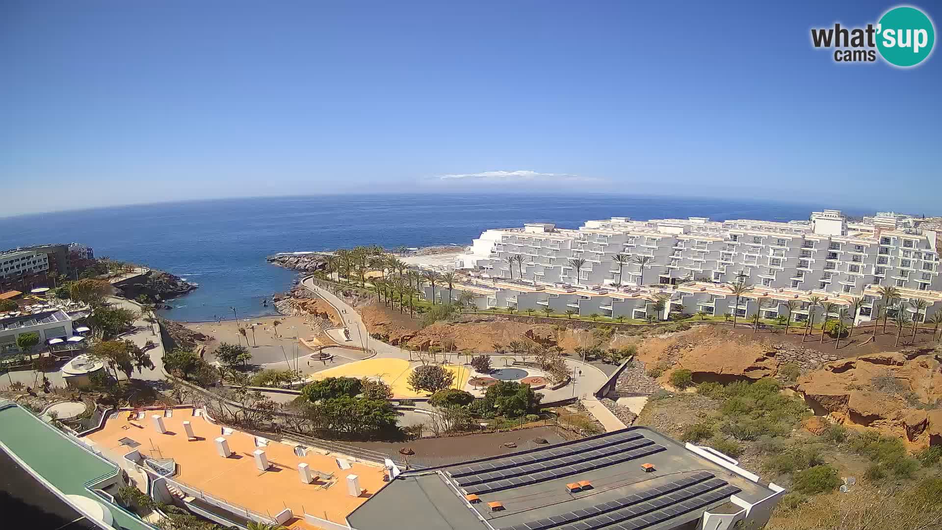 Webcam en vivo Playa de Las Galgas – Playa Paraíso – Isla de La Gomera – Costa Adeje – Tenerife