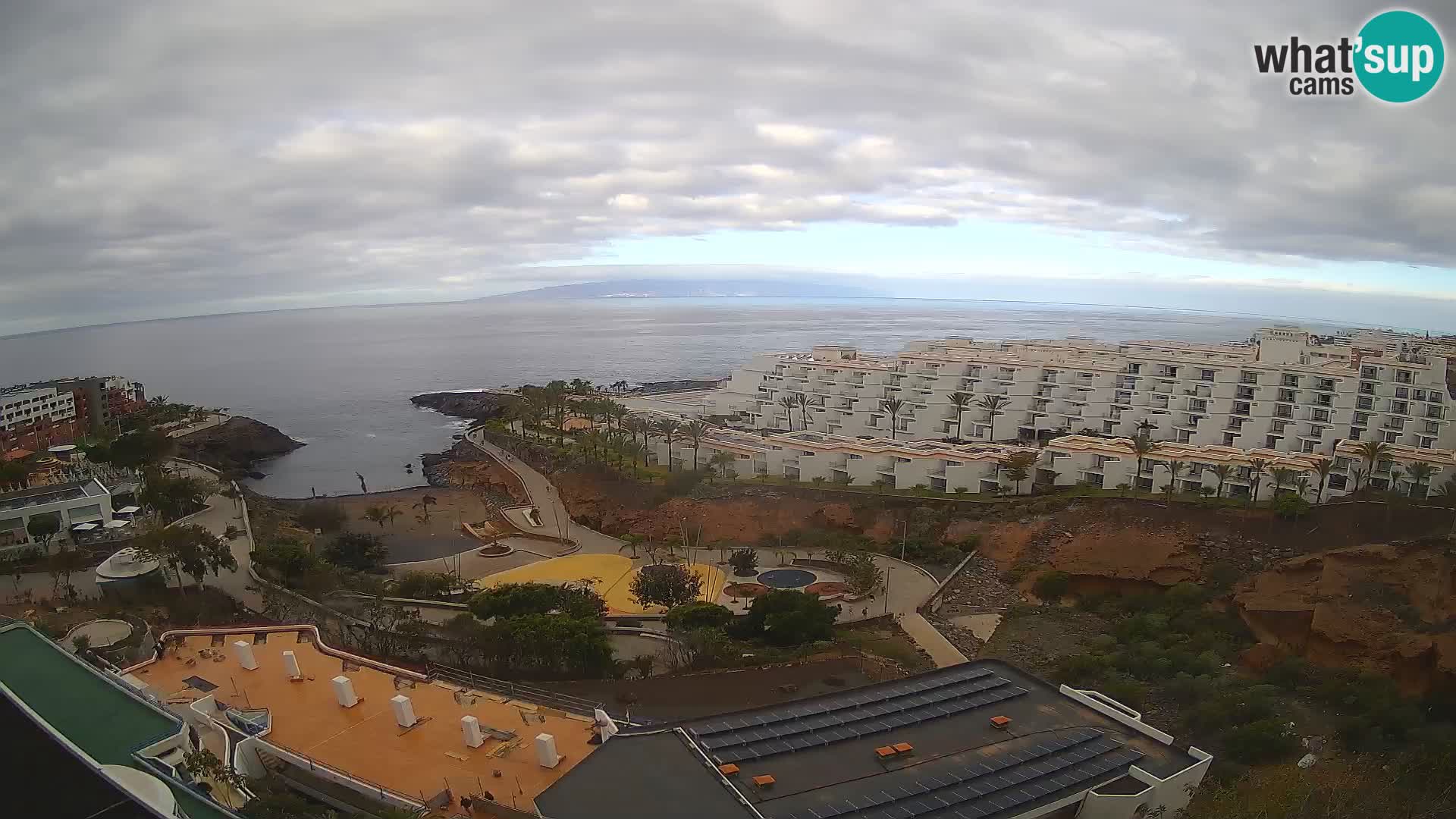 Web kamera uživo Playa de Las Galgas – Playa Paraiso – otok La Gomera – Costa Adeje – Tenerife