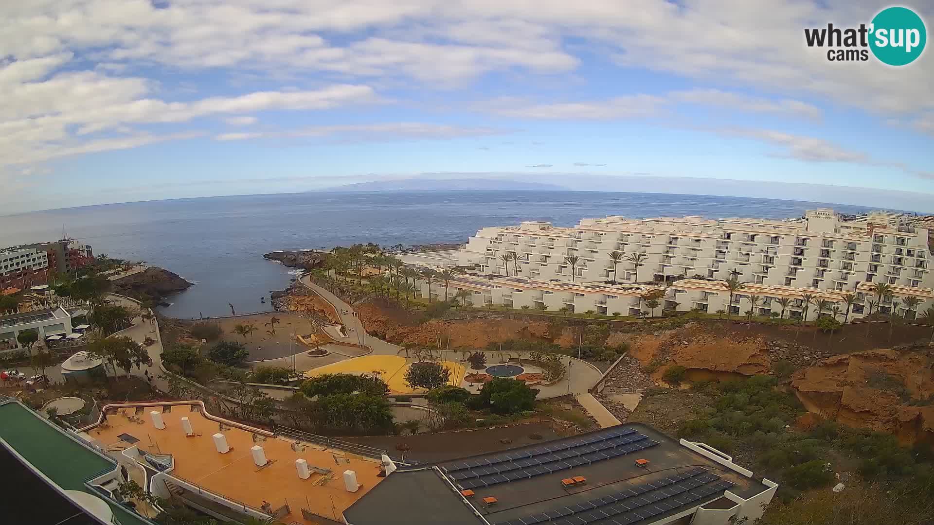 Web kamera uživo Playa de Las Galgas – Playa Paraiso – otok La Gomera – Costa Adeje – Tenerife