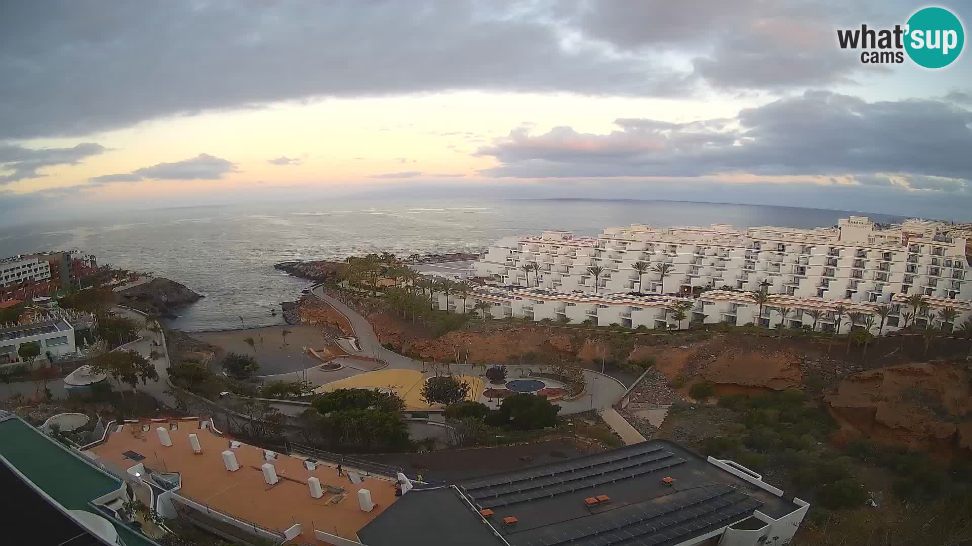 Spletna kamera v živo Las Galgas plaža – Playa Paraiso – otok La Gomera – Costa Adeje – Tenerife