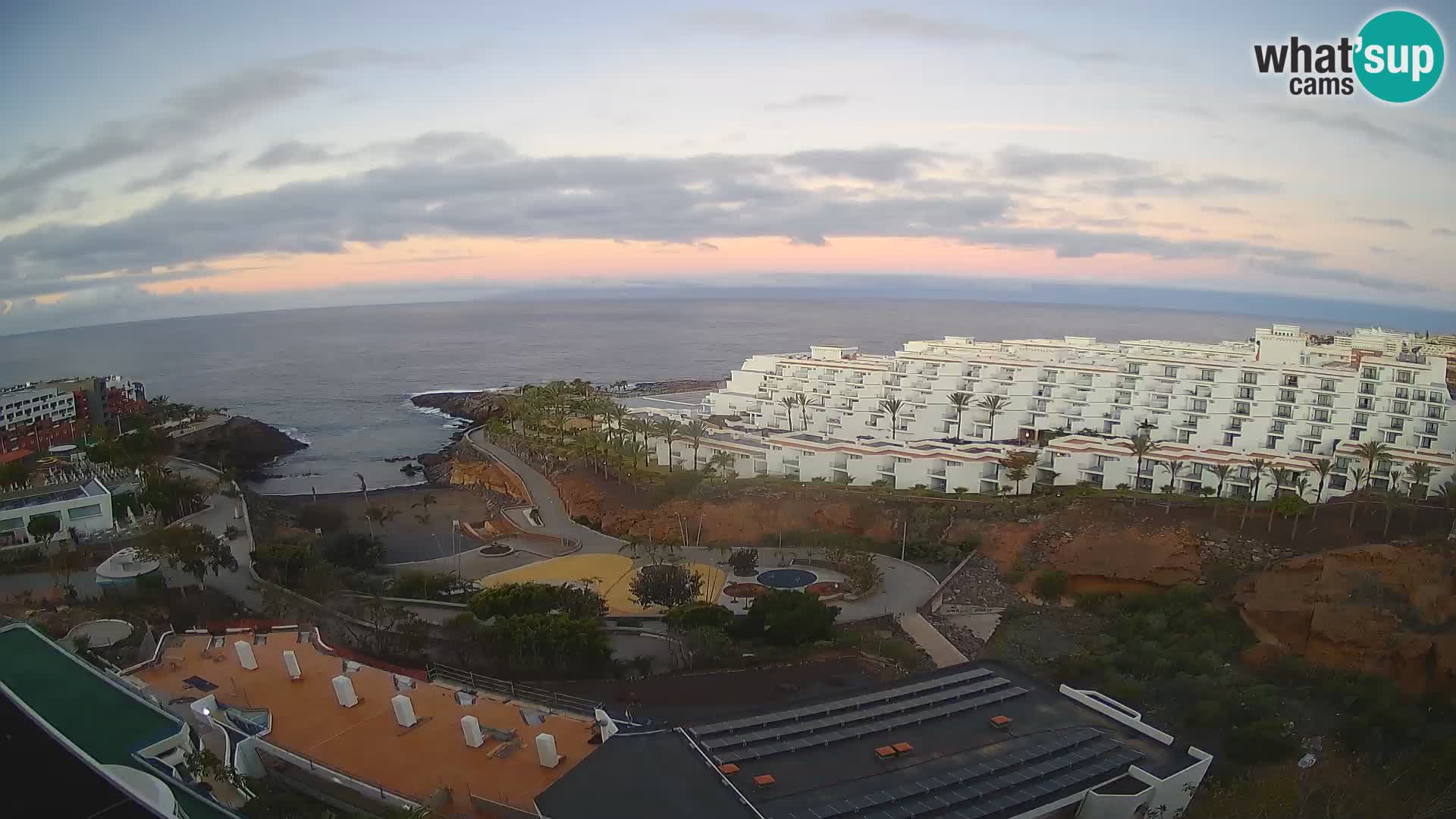 Webcam en vivo Playa de Las Galgas – Playa Paraíso – Isla de La Gomera – Costa Adeje – Tenerife