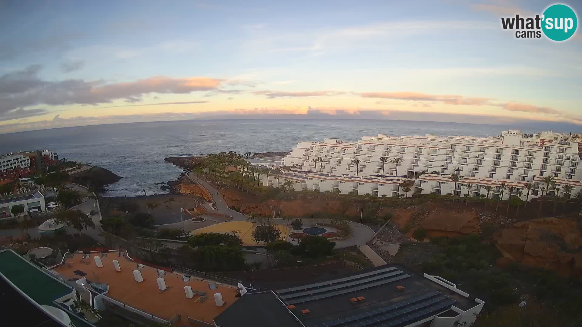 Webcam en direct Playa de Las Galgas – Playa Paraiso – île de La Gomera – Costa Adeje – Tenerife