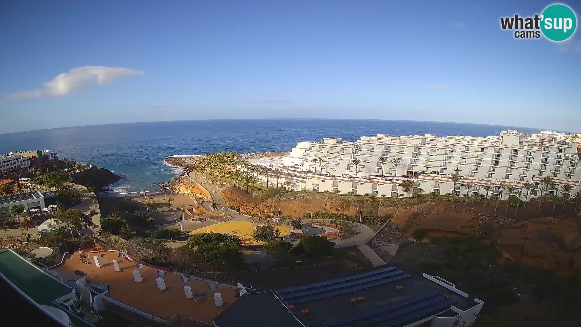 Webcam live spiaggia Las Galgas – Playa Paraiso – Isola La Gomera – Costa Adeje – Tenerife