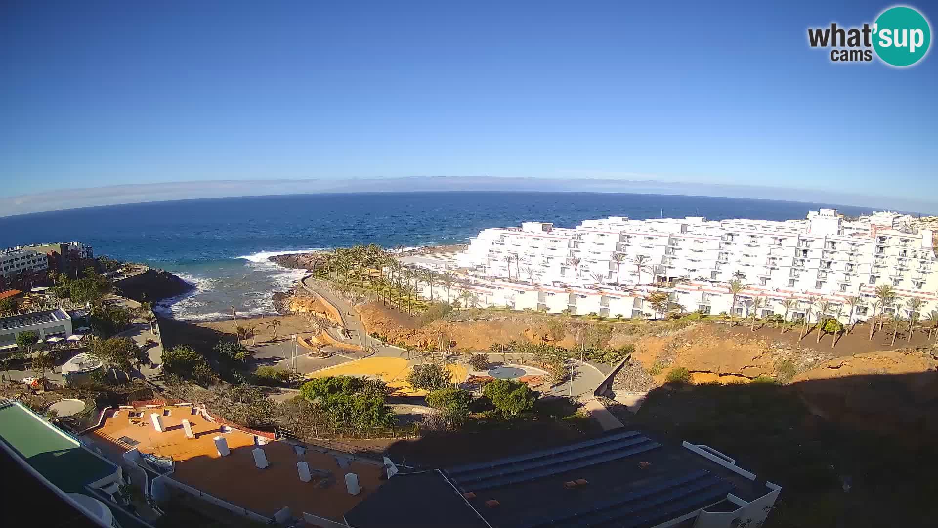 Webcam en direct Playa de Las Galgas – Playa Paraiso – île de La Gomera – Costa Adeje – Tenerife