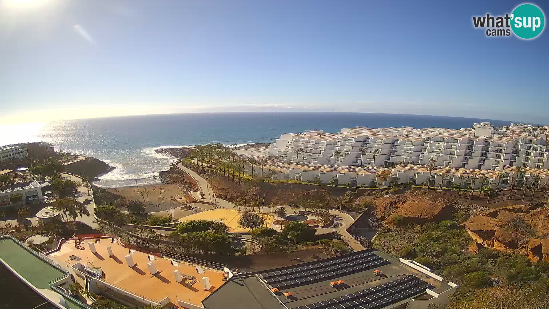 Webcam live spiaggia Las Galgas – Playa Paraiso – Isola La Gomera – Costa Adeje – Tenerife