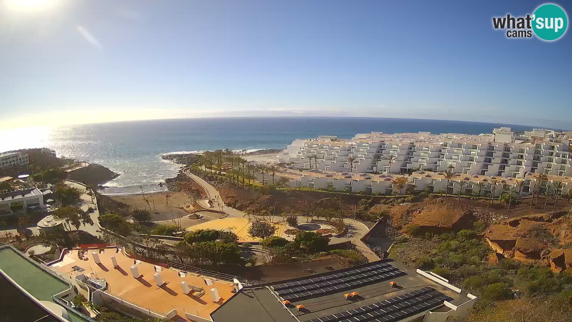 Webcam live spiaggia Las Galgas – Playa Paraiso – Isola La Gomera – Costa Adeje – Tenerife