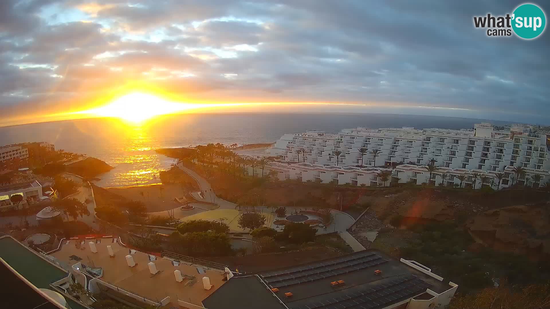 Live webcam Playa de Las Galgas – Playa Paraiso – La Gomera island – Adeje – Tenerife