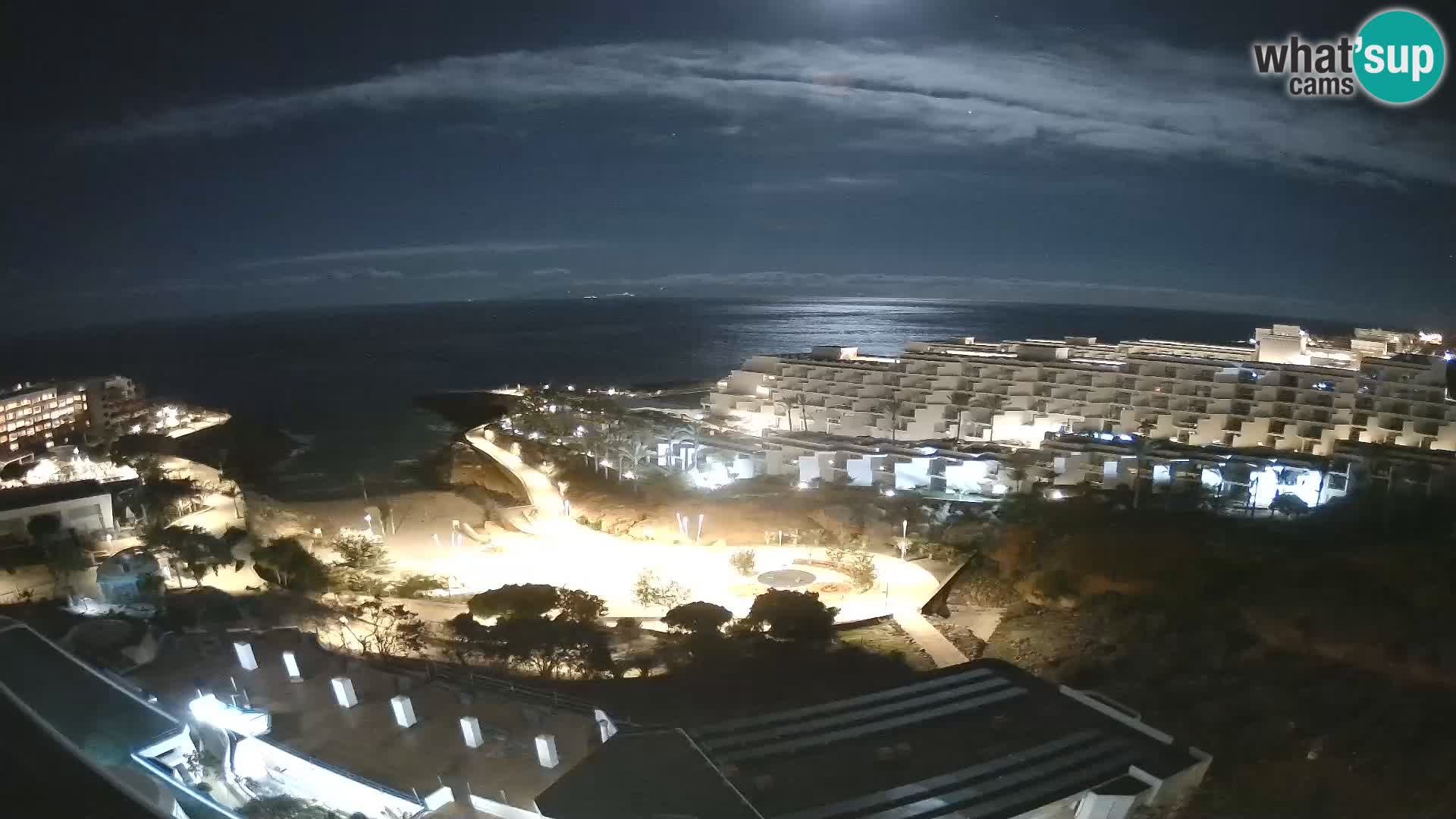 Live webcam Playa de Las Galgas – Playa Paraiso – La Gomera island – Adeje – Tenerife