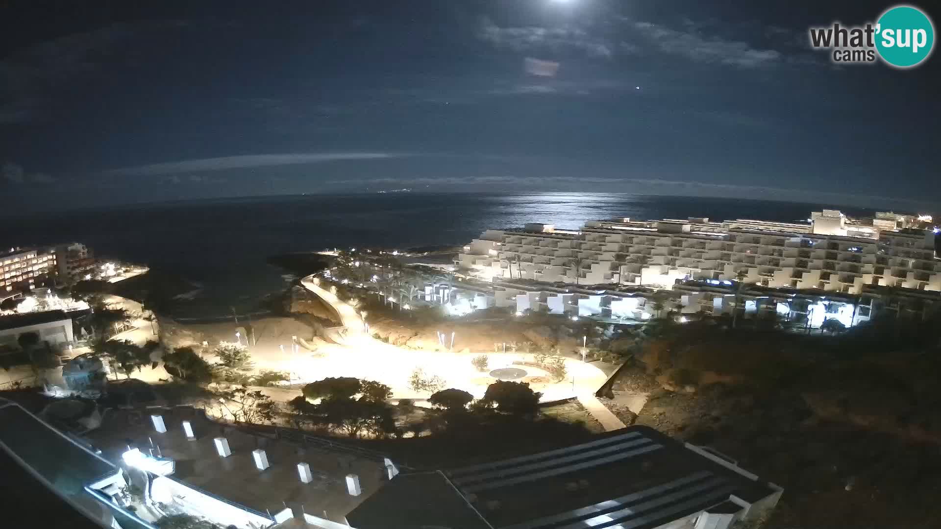 Spletna kamera v živo Las Galgas plaža – Playa Paraiso – otok La Gomera – Costa Adeje – Tenerife