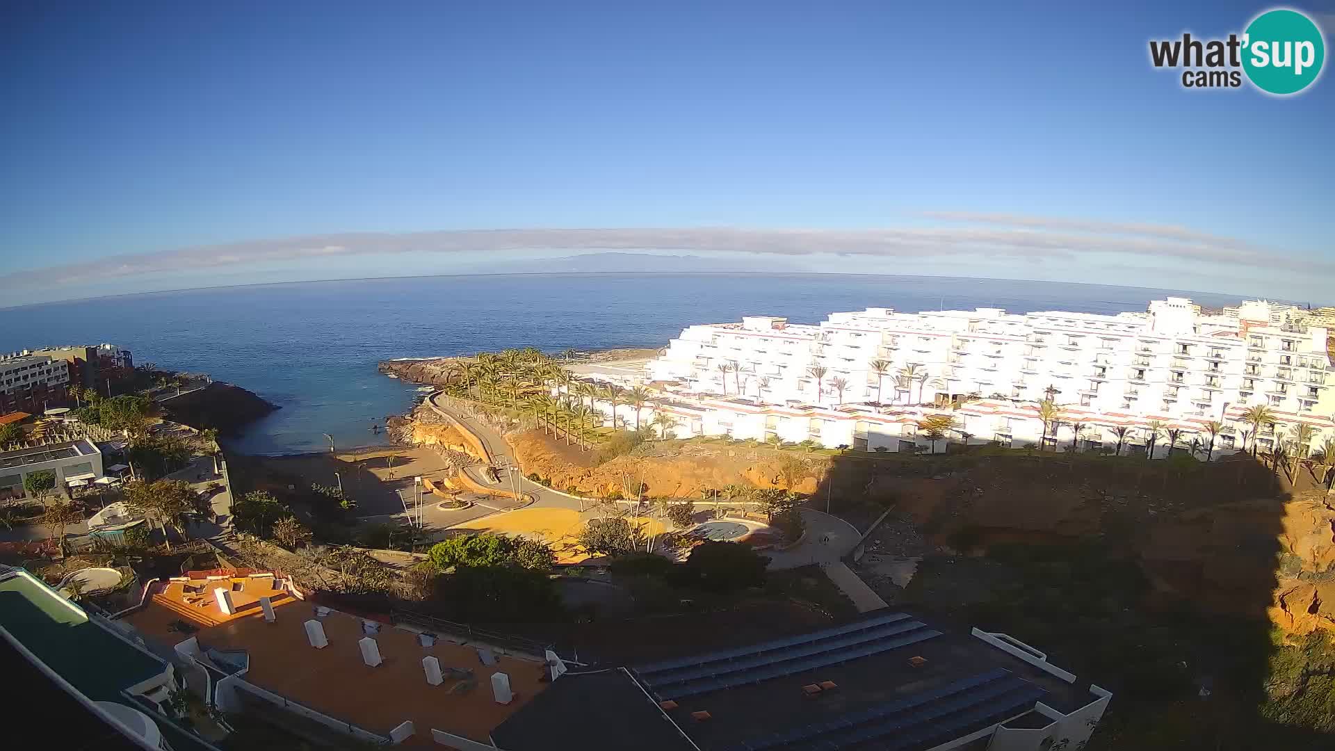 Webcam en direct Playa de Las Galgas – Playa Paraiso – île de La Gomera – Costa Adeje – Tenerife