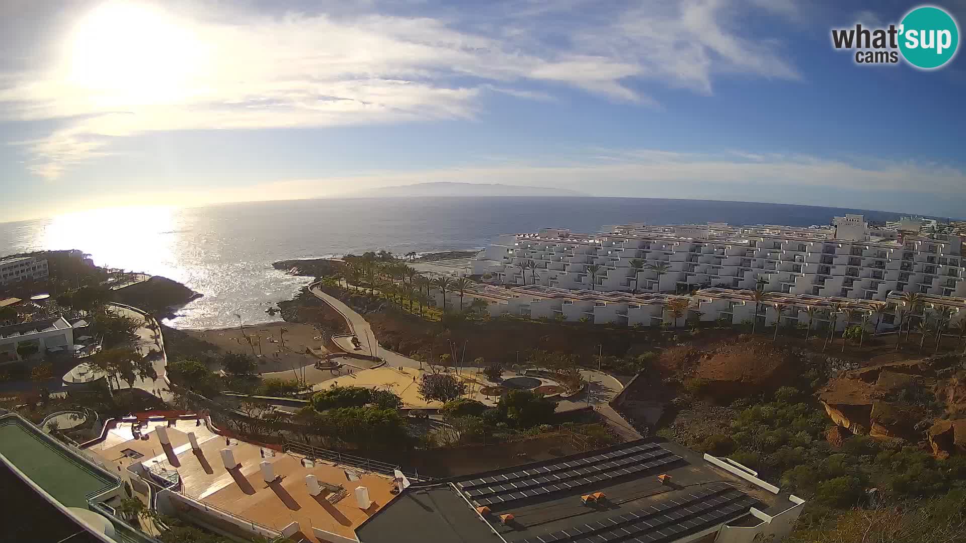 Live-Webcam Las Galgas Strand – Playa Paraiso – Insel La Gomera – Costa Adeje – Teneriffa