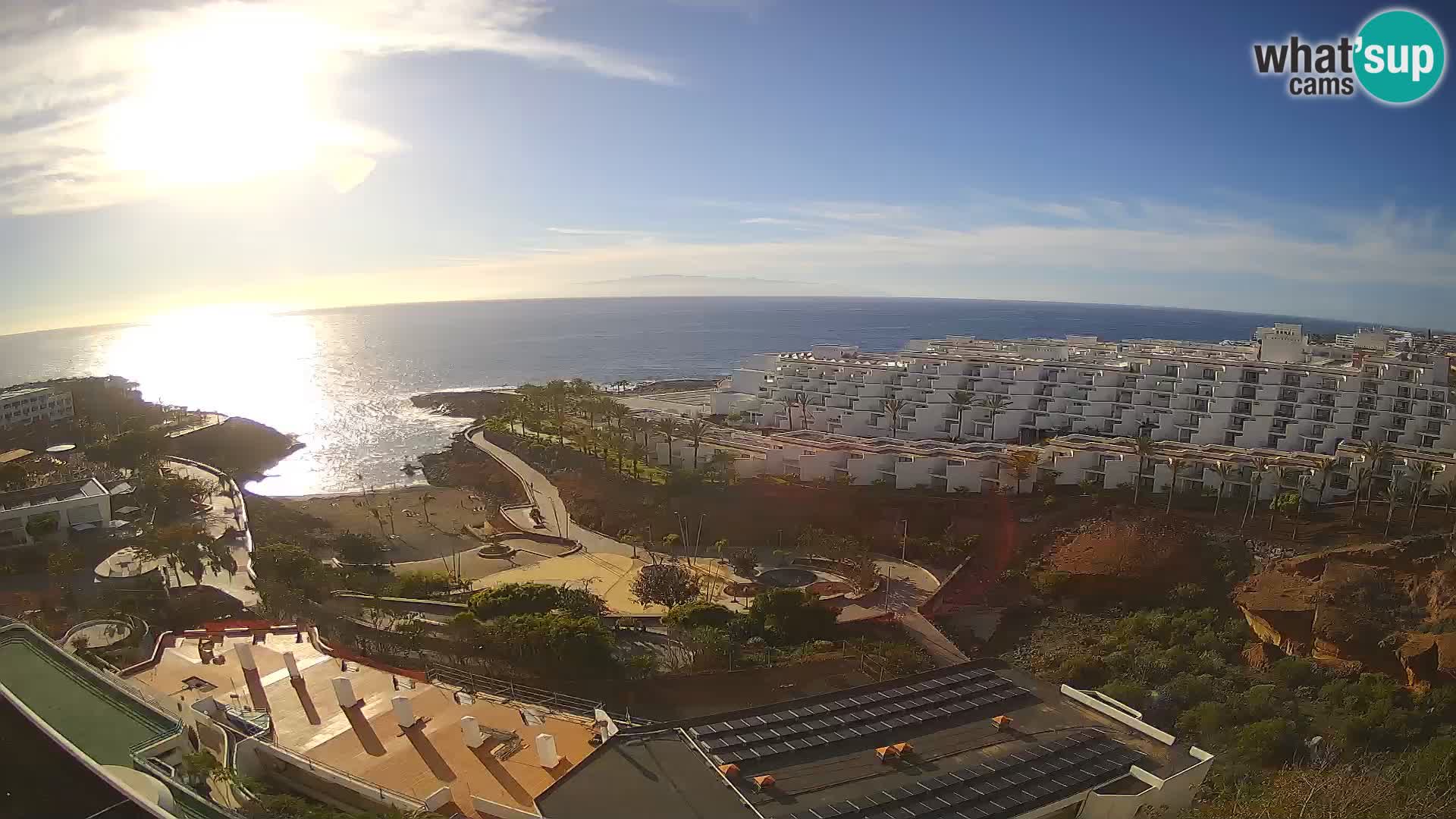 Webcam live spiaggia Las Galgas – Playa Paraiso – Isola La Gomera – Costa Adeje – Tenerife