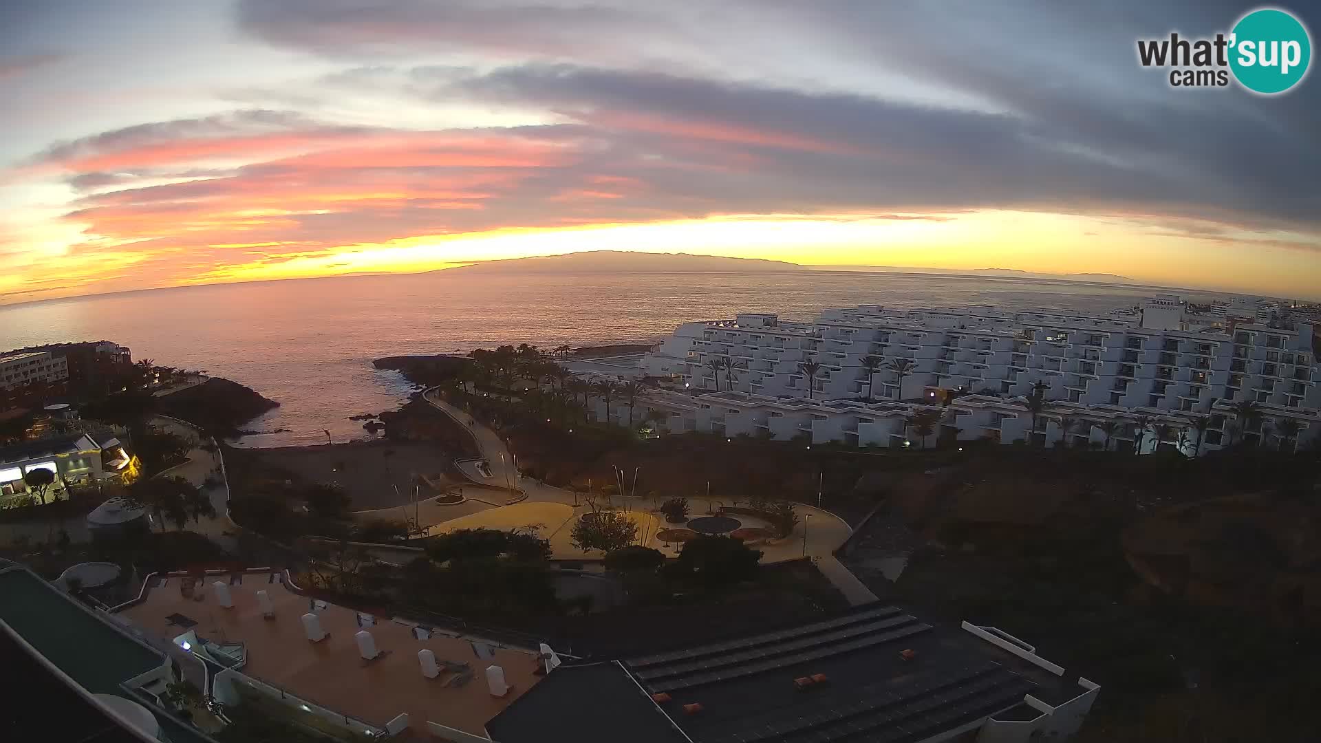 Webcam en vivo Playa de Las Galgas – Playa Paraíso – Isla de La Gomera – Costa Adeje – Tenerife