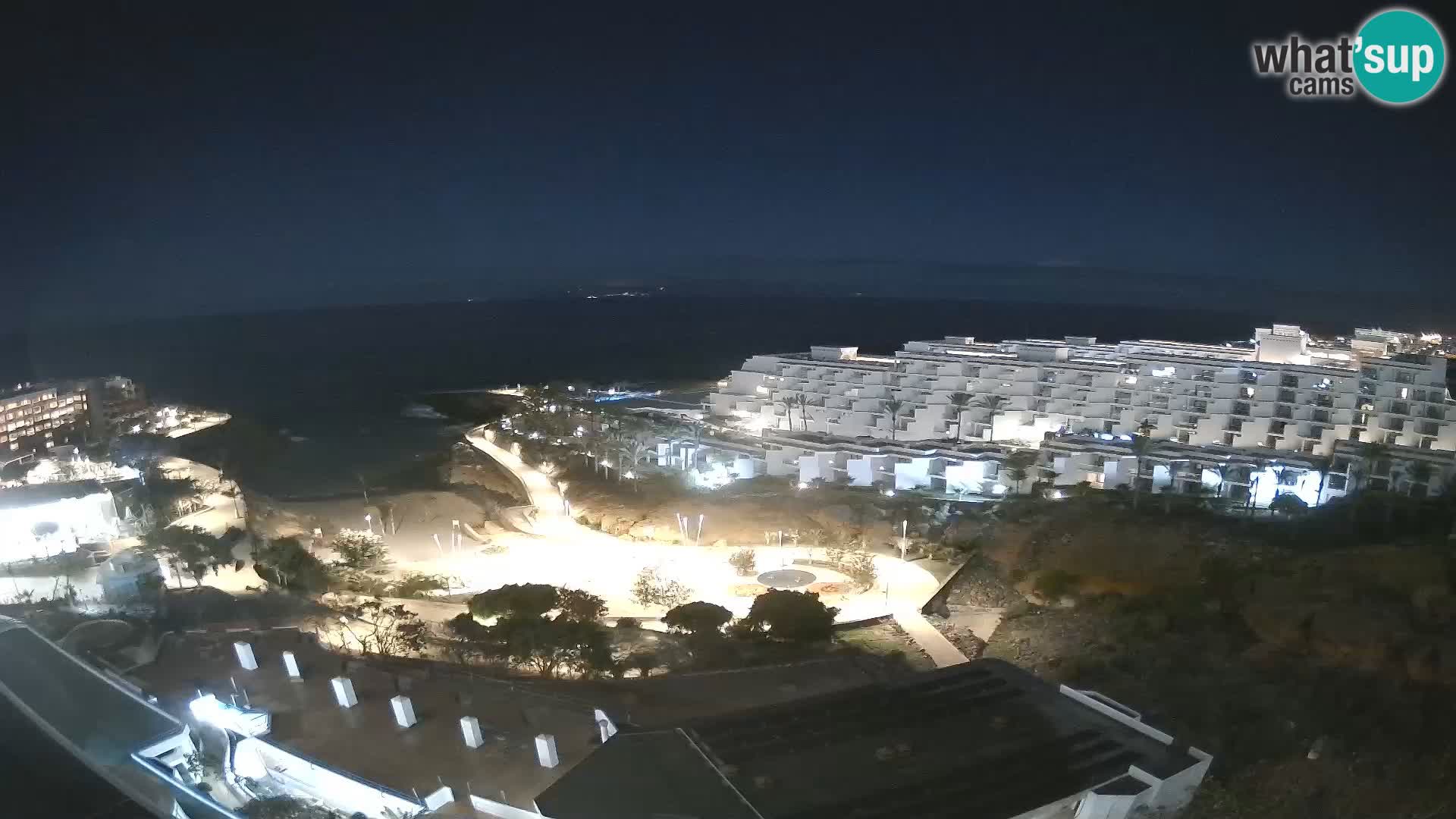 Live webcam Playa de Las Galgas – Playa Paraiso – La Gomera island – Adeje – Tenerife