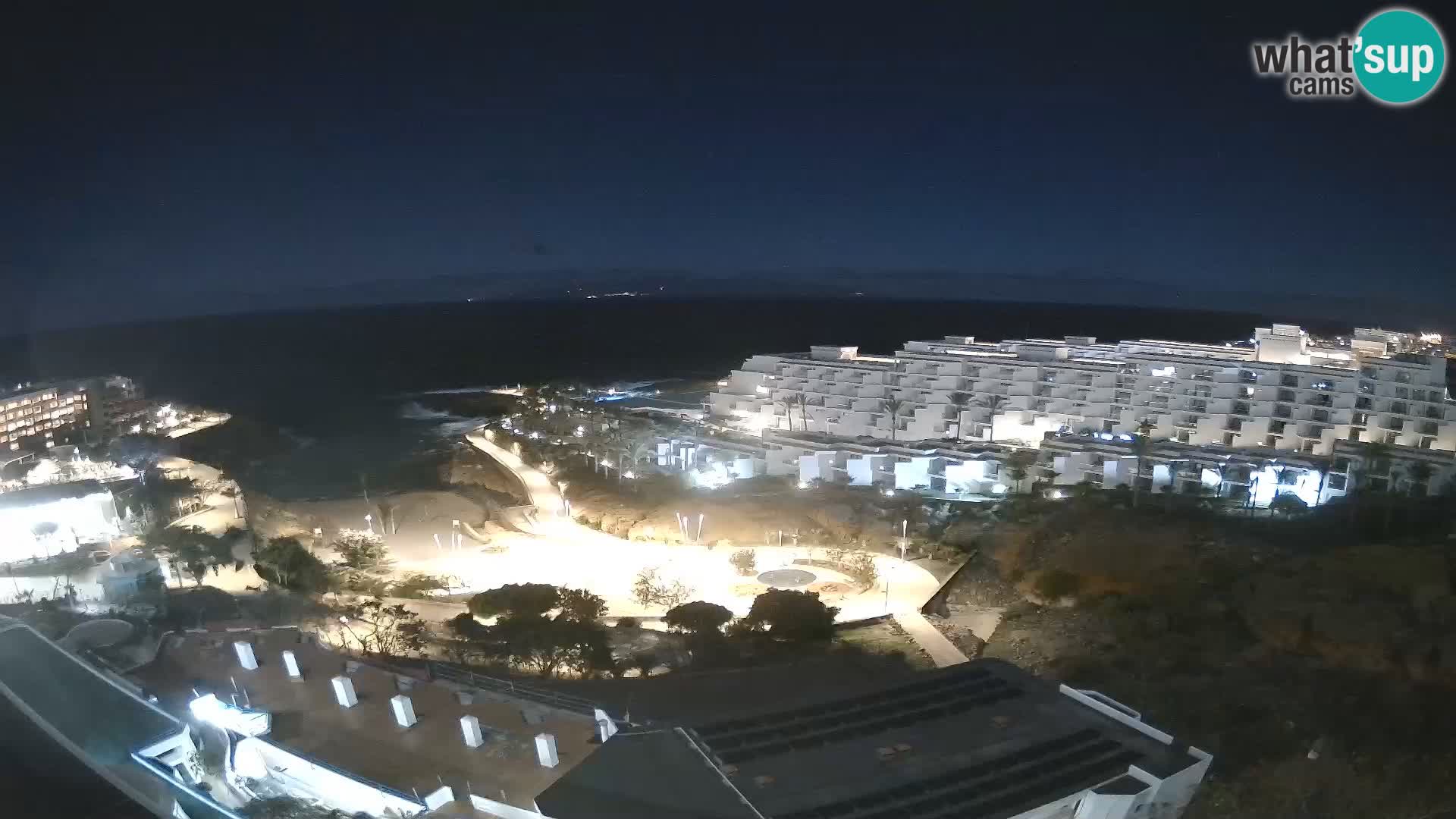 Live webcam Playa de Las Galgas – Playa Paraiso – La Gomera island – Adeje – Tenerife