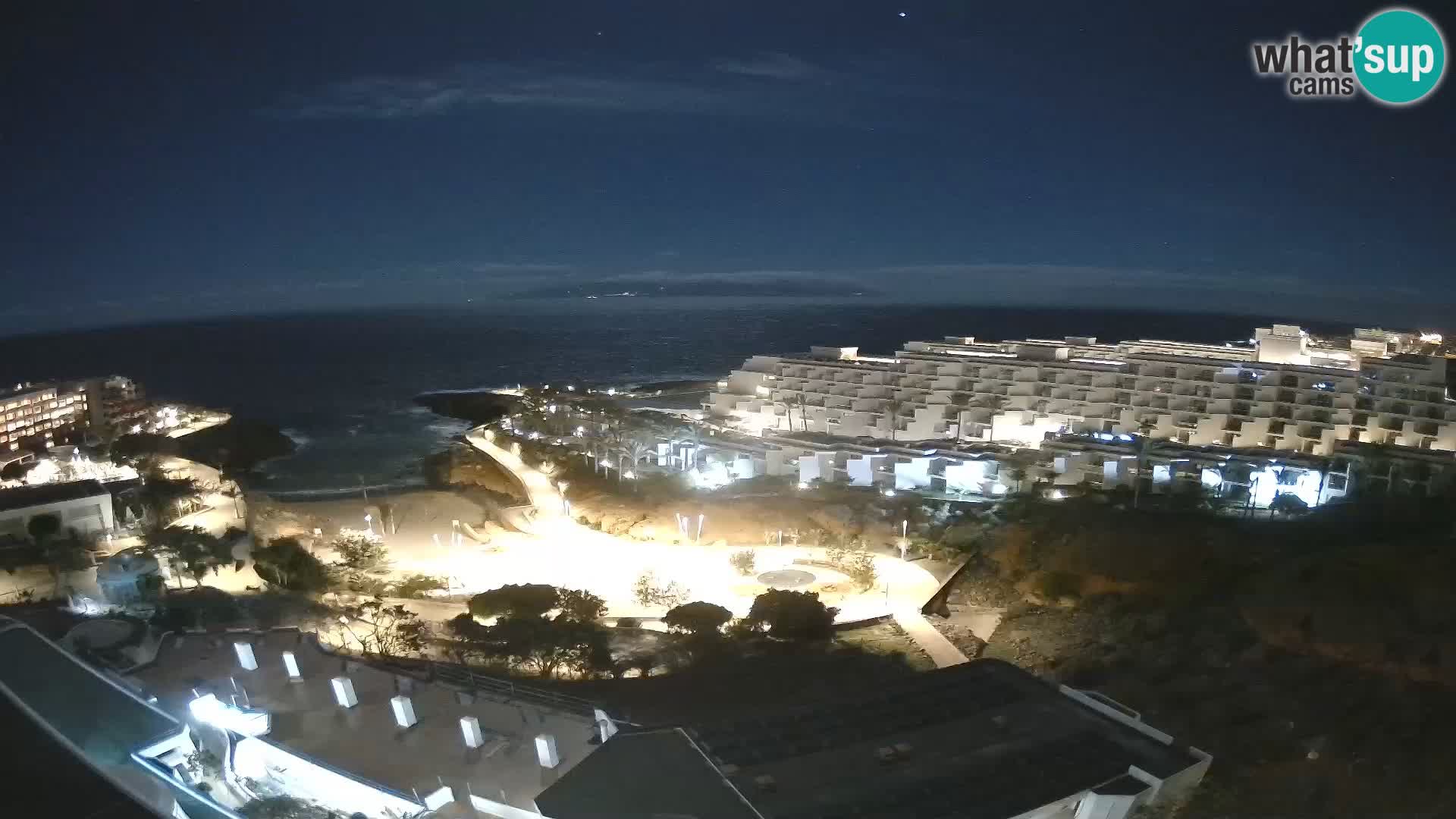 Spletna kamera v živo Las Galgas plaža – Playa Paraiso – otok La Gomera – Costa Adeje – Tenerife