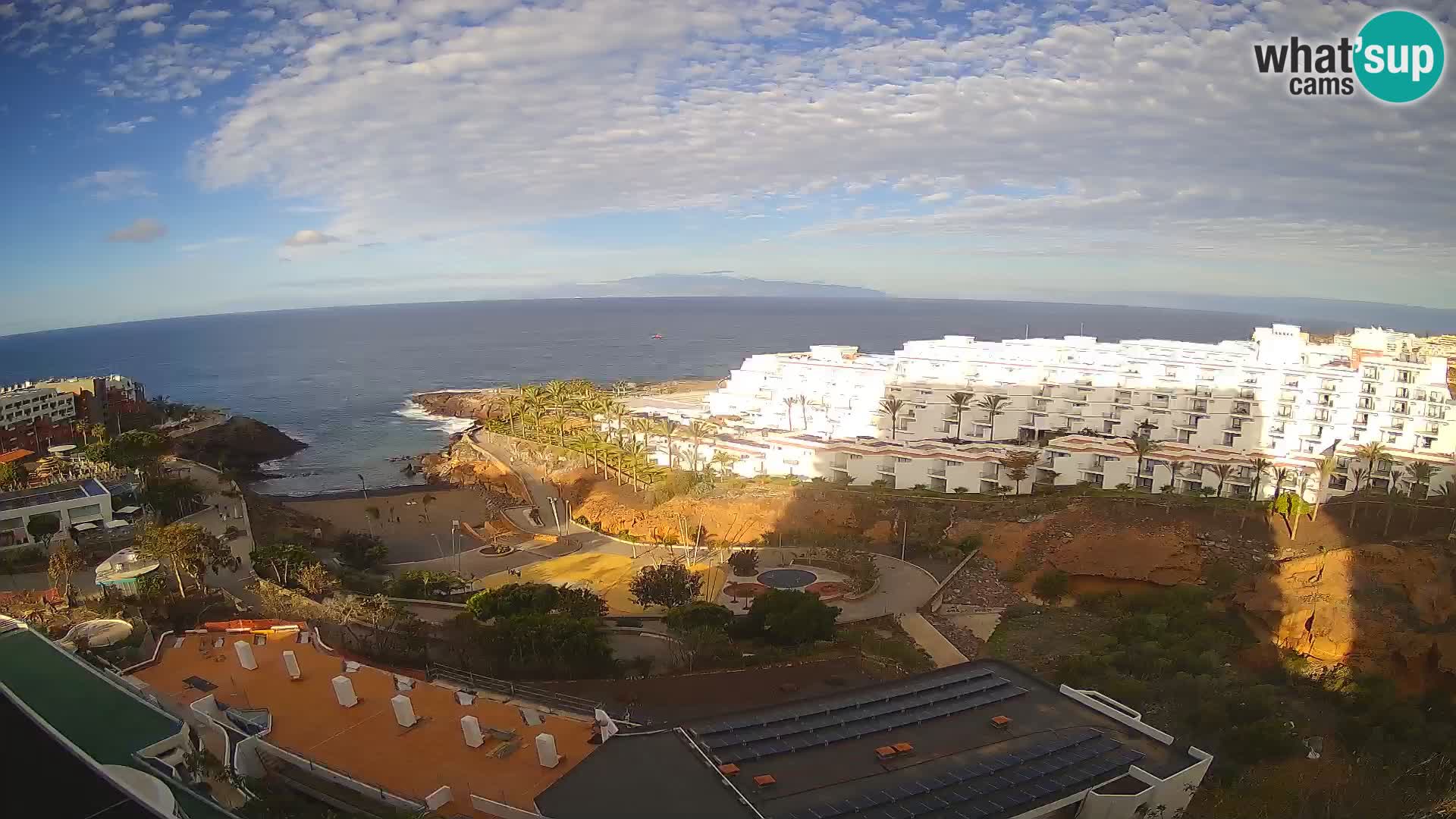Webcam en vivo Playa de Las Galgas – Playa Paraíso – Isla de La Gomera – Costa Adeje – Tenerife