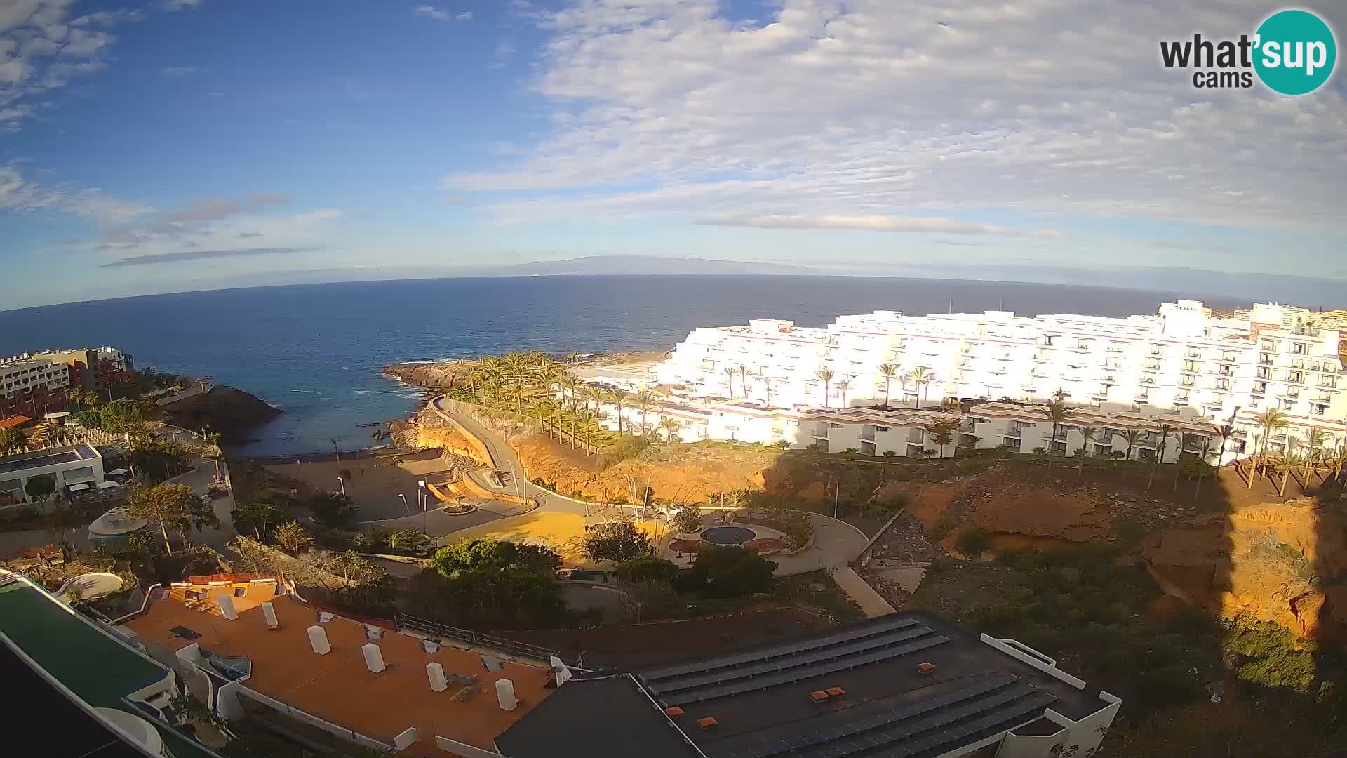 Webcam en vivo Playa de Las Galgas – Playa Paraíso – Isla de La Gomera – Costa Adeje – Tenerife