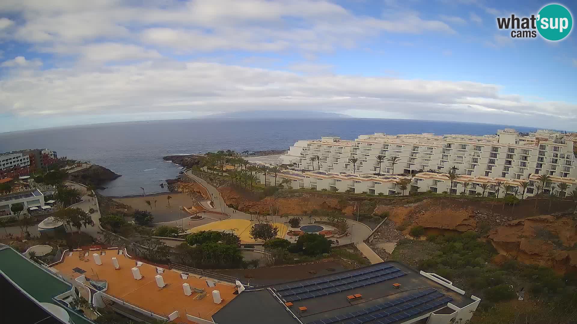 Webcam live spiaggia Las Galgas – Playa Paraiso – Isola La Gomera – Costa Adeje – Tenerife