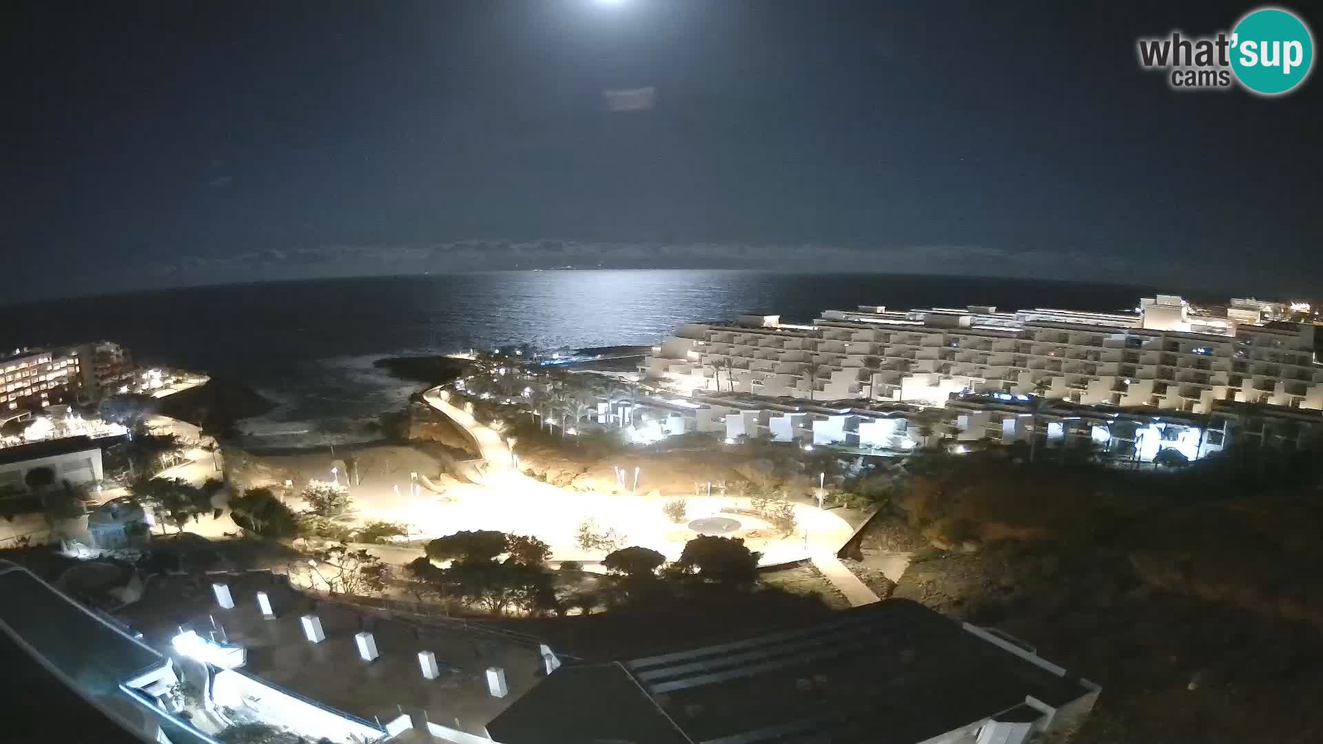 Spletna kamera v živo Las Galgas plaža – Playa Paraiso – otok La Gomera – Costa Adeje – Tenerife