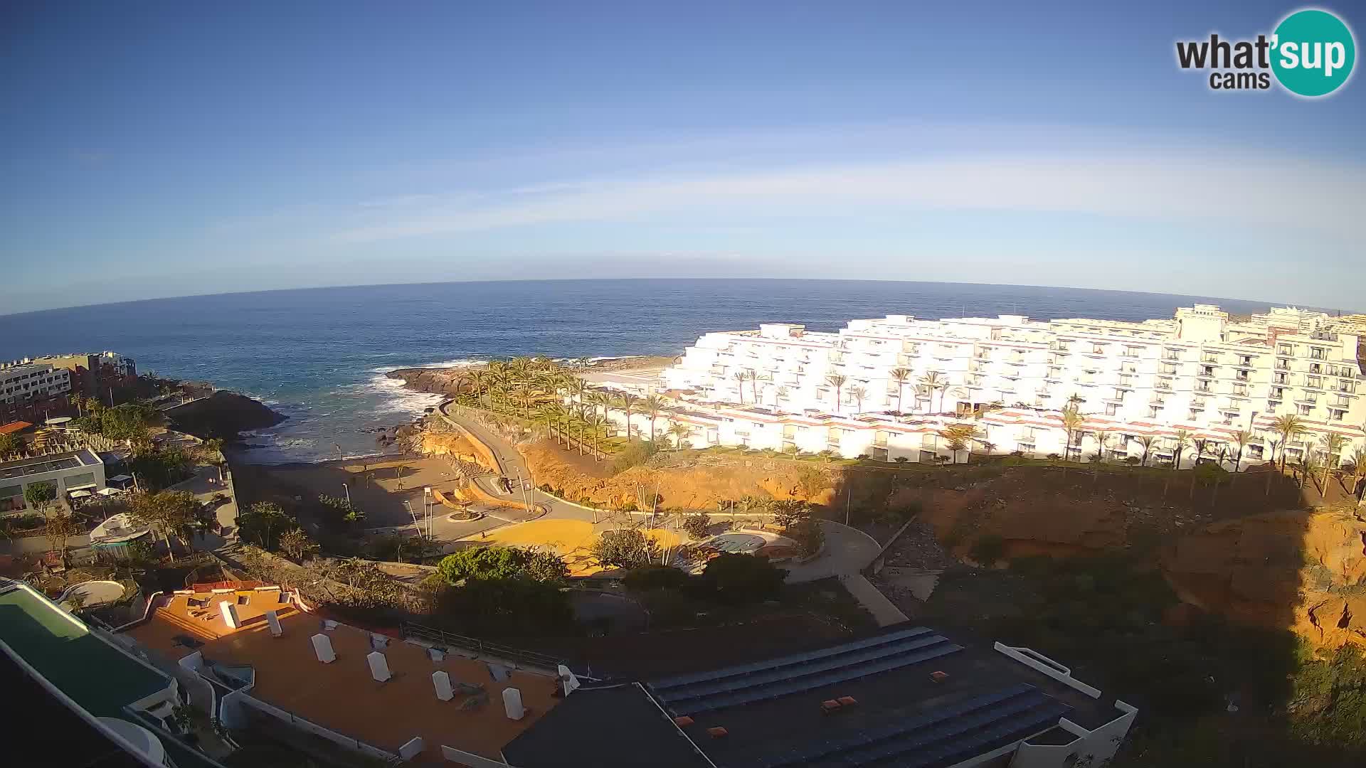 Live-Webcam Las Galgas Strand – Playa Paraiso – Insel La Gomera – Costa Adeje – Teneriffa