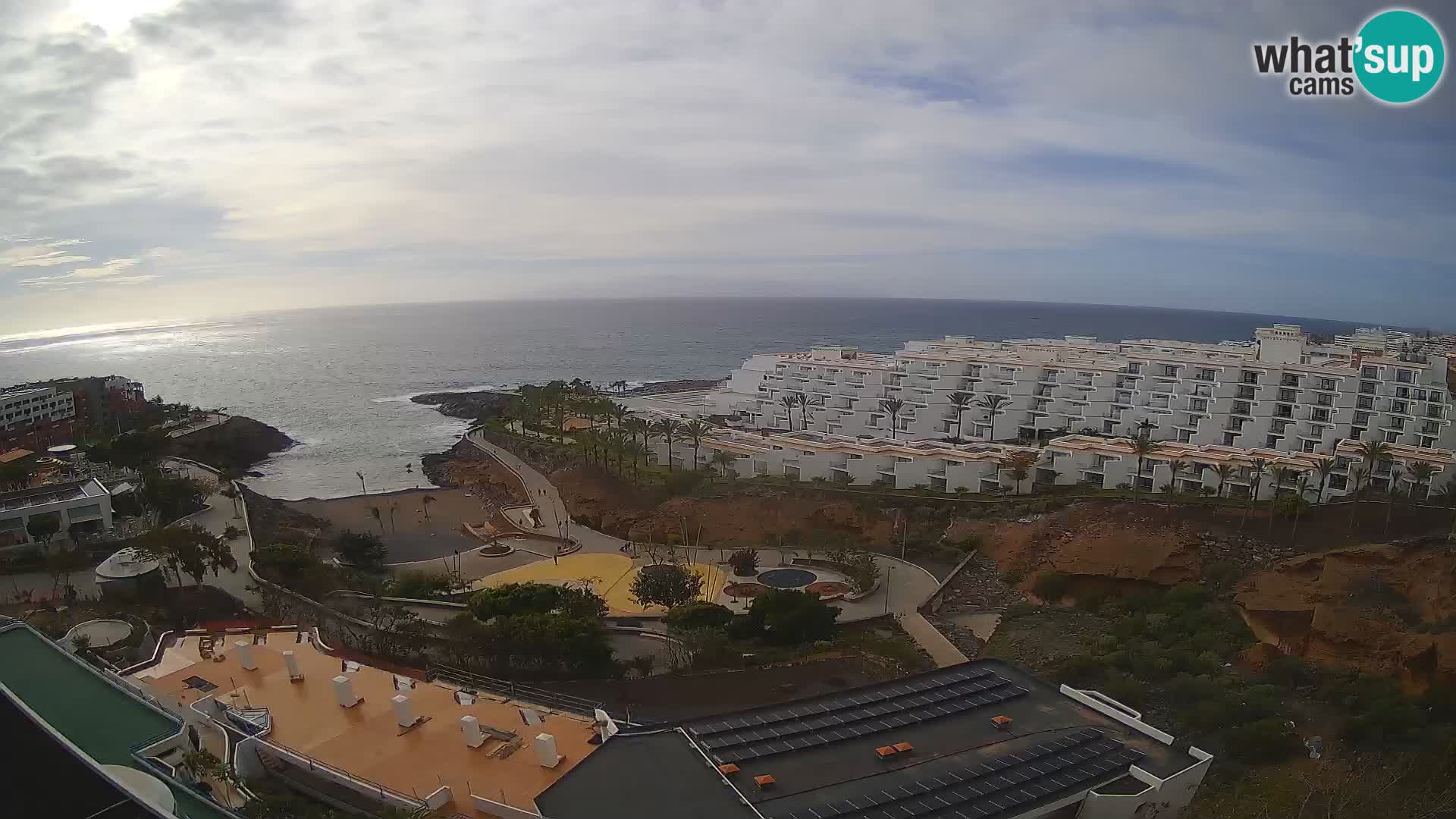 Spletna kamera v živo Las Galgas plaža – Playa Paraiso – otok La Gomera – Costa Adeje – Tenerife