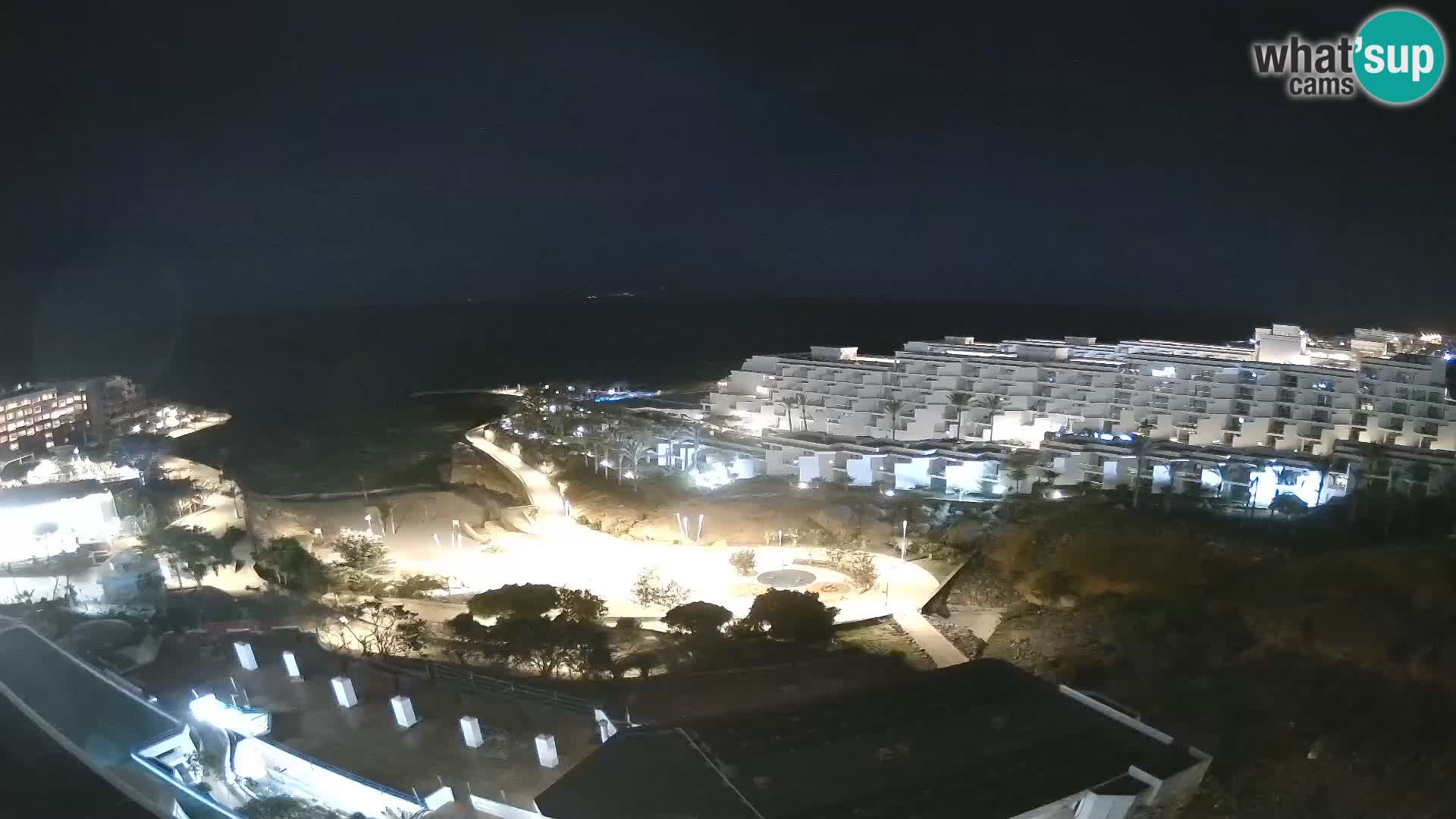 Live webcam Playa de Las Galgas – Playa Paraiso – La Gomera island – Adeje – Tenerife