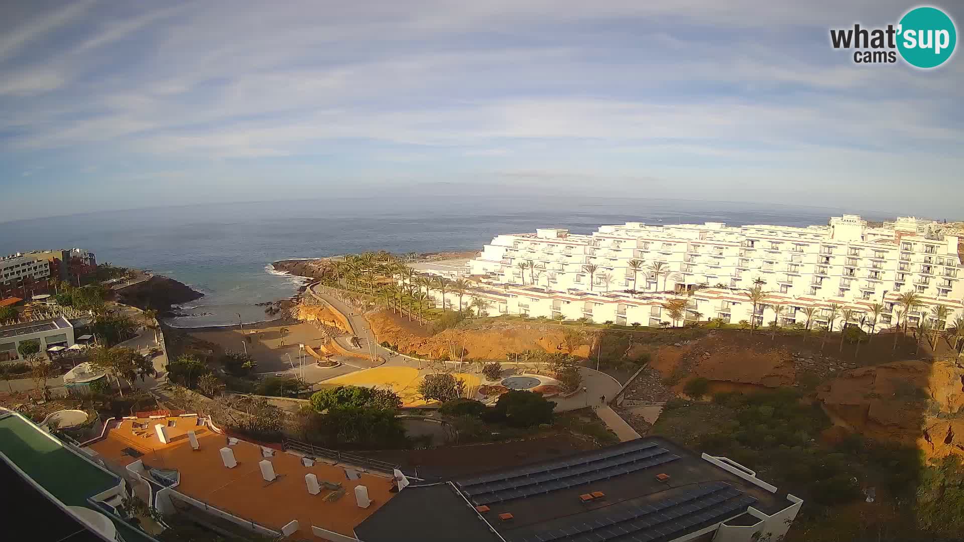 Webcam en vivo Playa de Las Galgas – Playa Paraíso – Isla de La Gomera – Costa Adeje – Tenerife