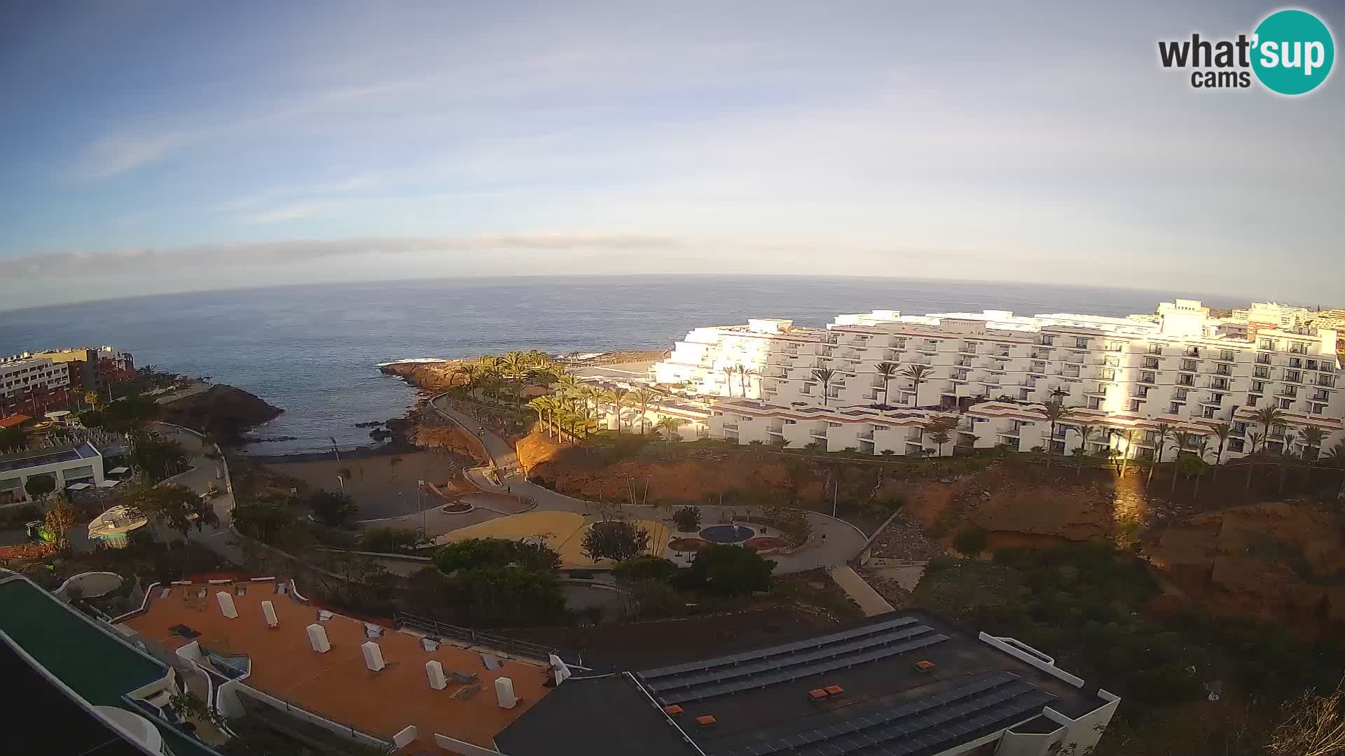 Live webcam Playa de Las Galgas – Playa Paraiso – La Gomera island – Adeje – Tenerife