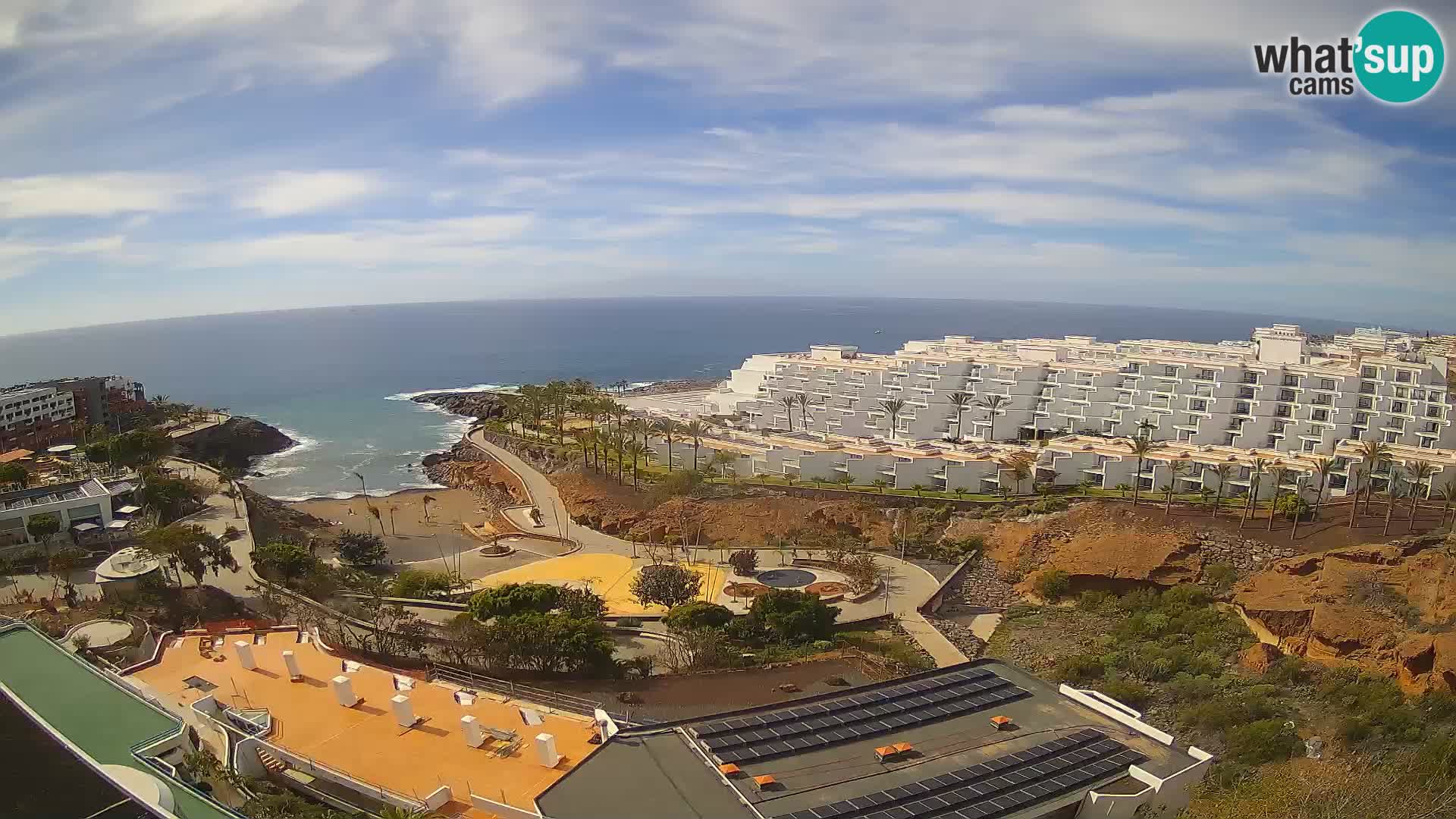Webcam live spiaggia Las Galgas – Playa Paraiso – Isola La Gomera – Costa Adeje – Tenerife