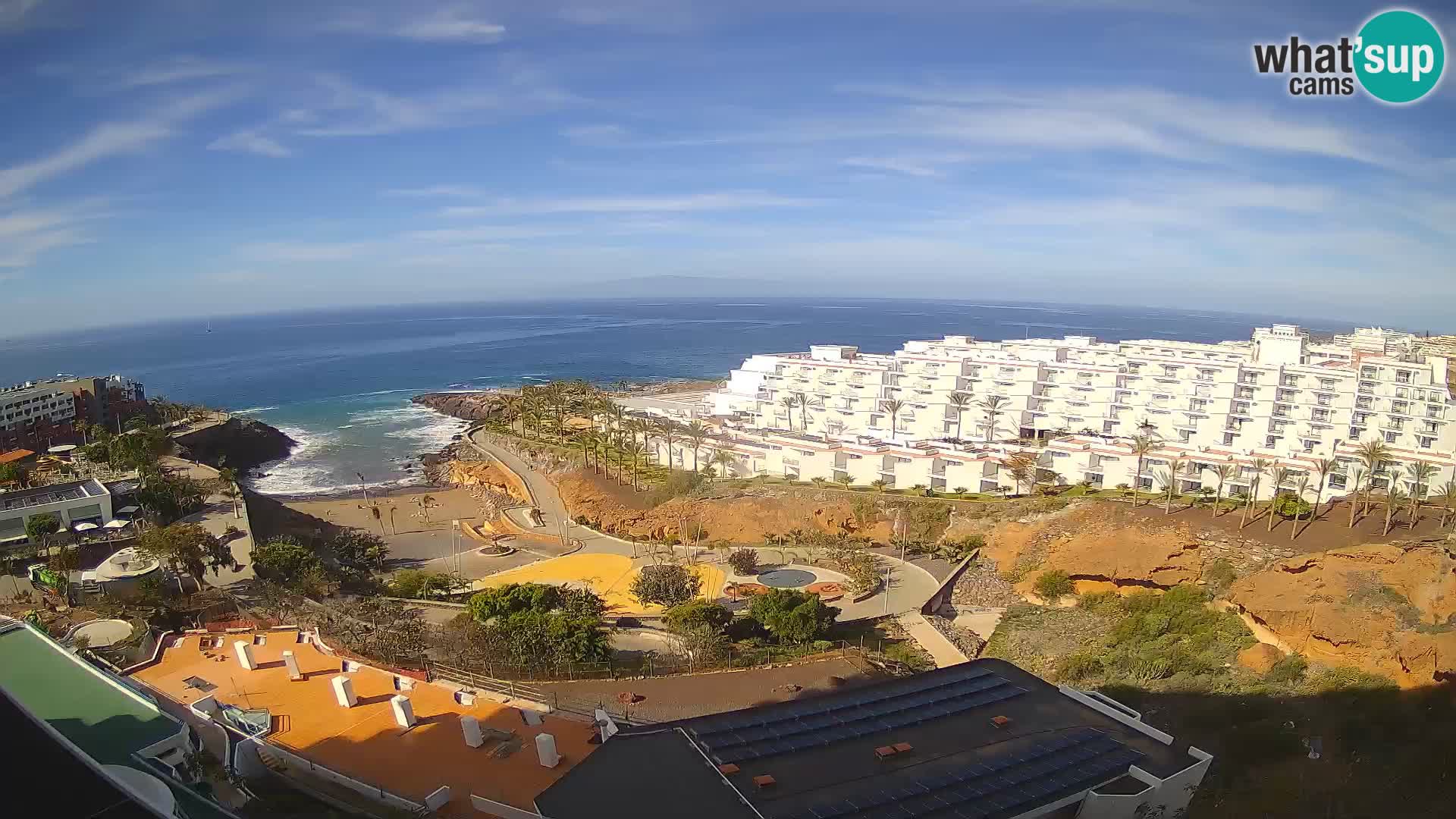 Webcam live spiaggia Las Galgas – Playa Paraiso – Isola La Gomera – Costa Adeje – Tenerife