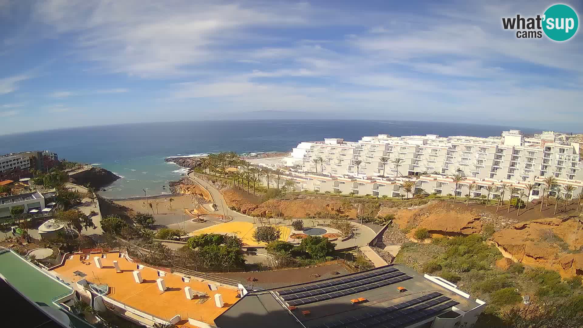 Webcam live spiaggia Las Galgas – Playa Paraiso – Isola La Gomera – Costa Adeje – Tenerife