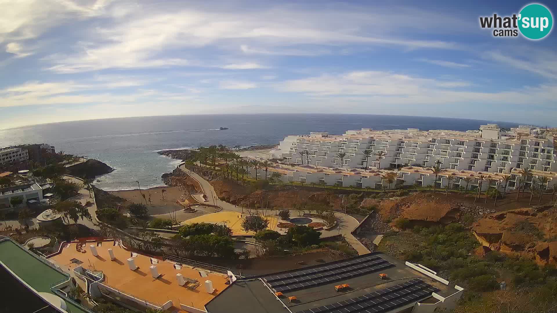 Webcam live spiaggia Las Galgas – Playa Paraiso – Isola La Gomera – Costa Adeje – Tenerife